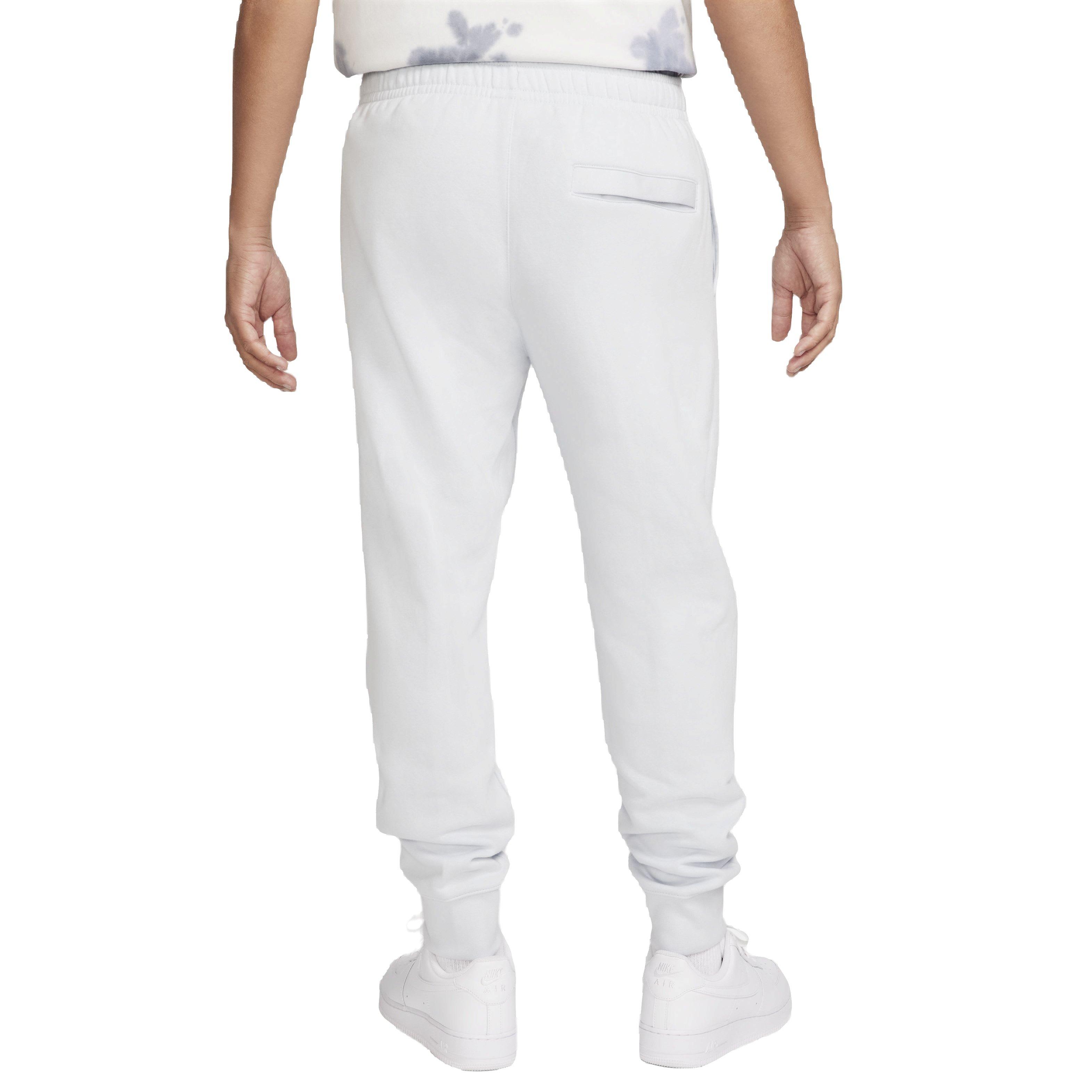 Nike Men's Sportswear Club Fleece Joggers - White - WHITE Thumbnail View 2