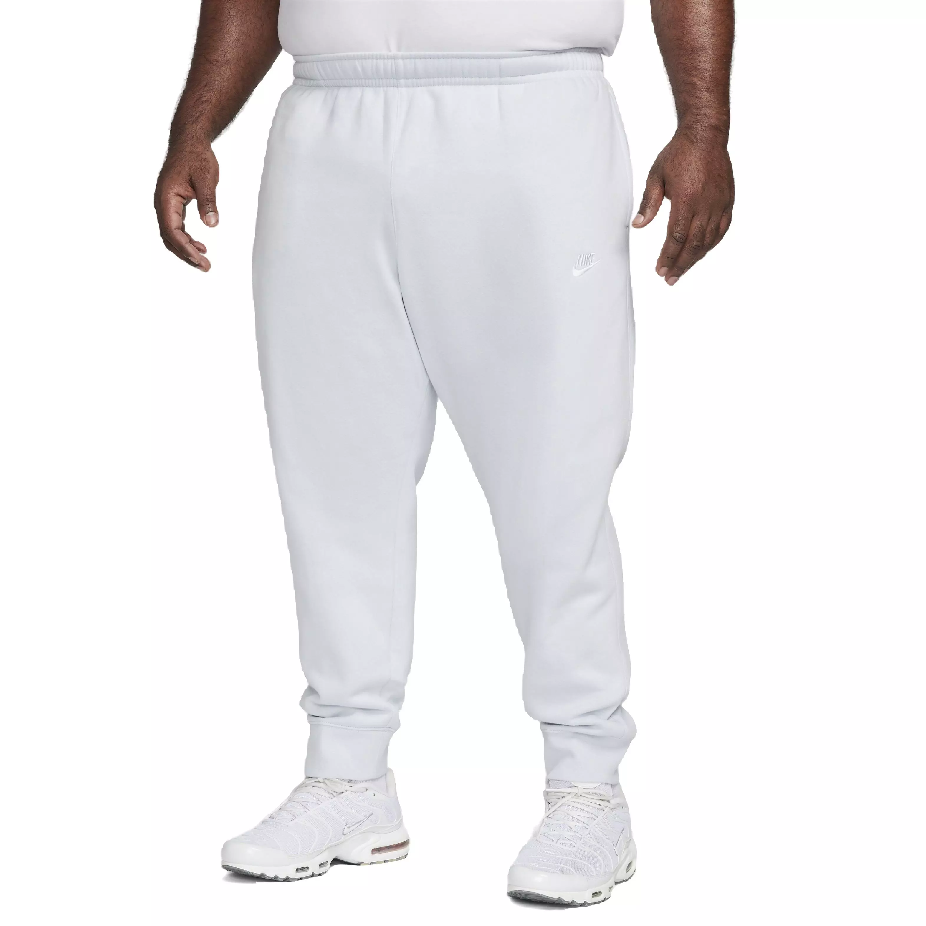 Nike Men's Sportswear Club Fleece Joggers - White - WHITE
