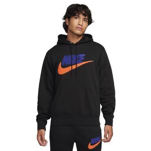 Nike Men's Club Fleece Pullover Hoodie-Lt Brown