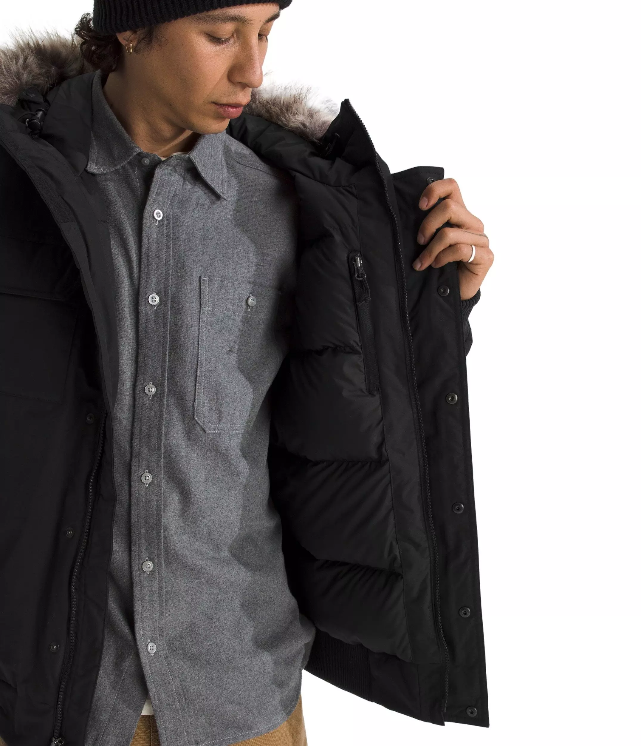 The North Face Men's McMurdo Bomber Jacket - Black - BLACK