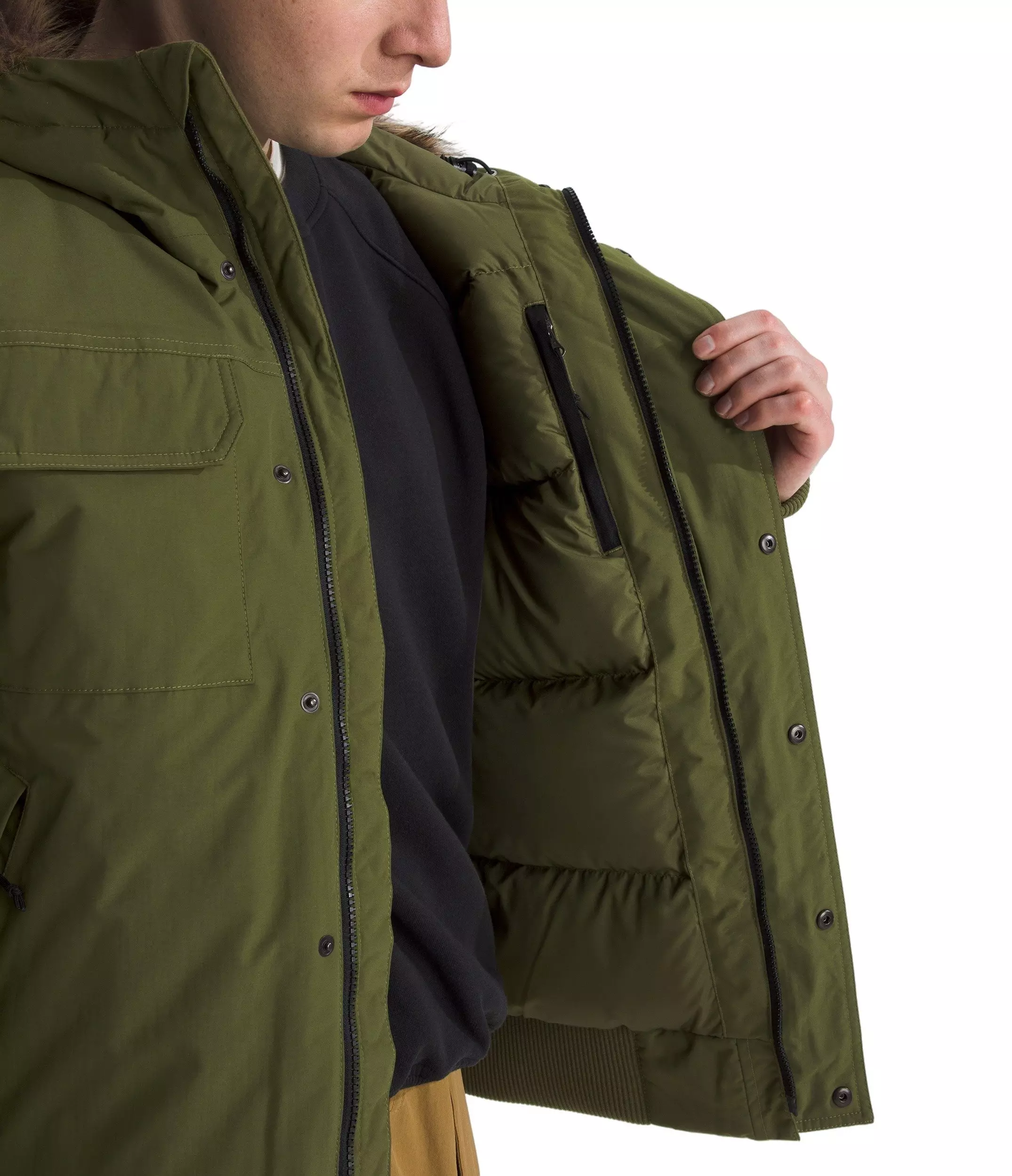 The North Face Men's McMurdo Bomber Jacket - Green - GREEN