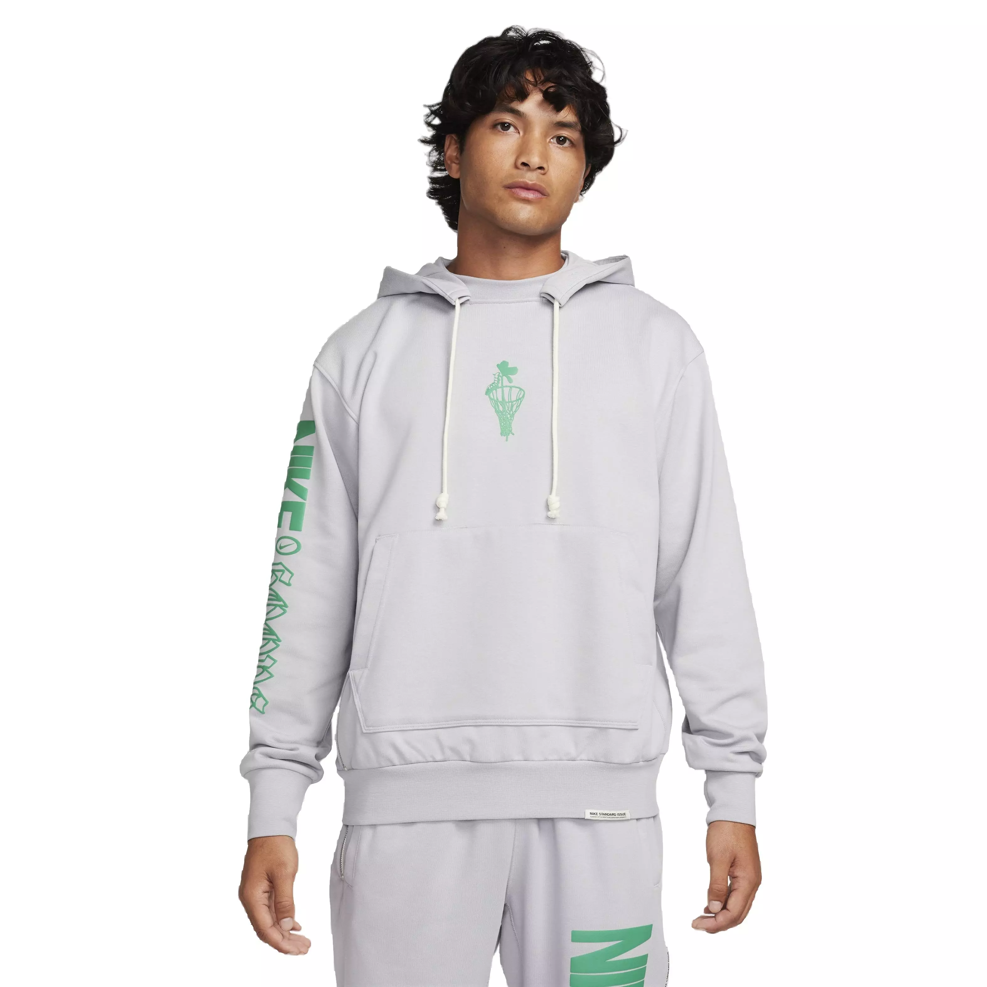 Nike Men's Standard Issue Dri-FIT Pullover Hoodie - GREY
