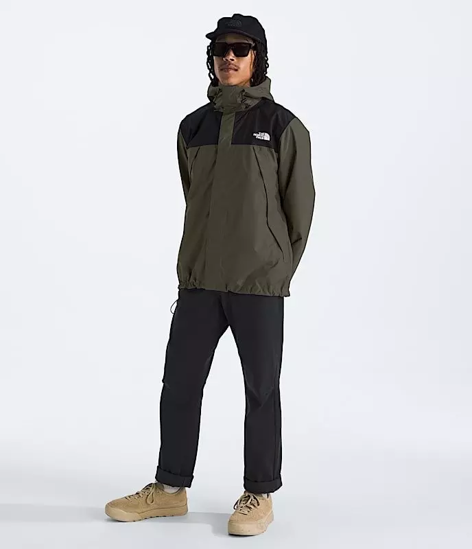 The North Face Men's Antora Jacket - Green/Black - GREEN/BLACK
