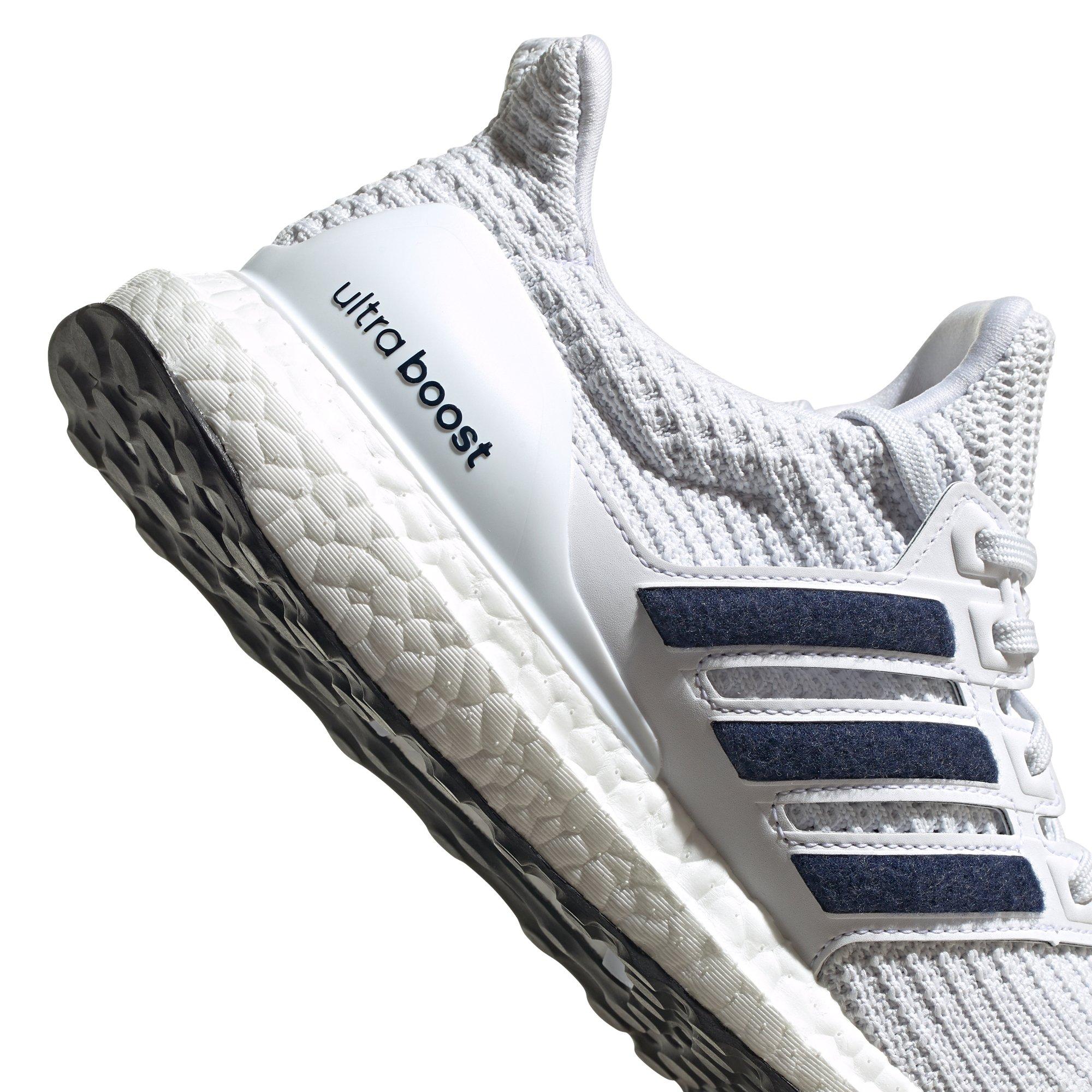 white navy ultra boost