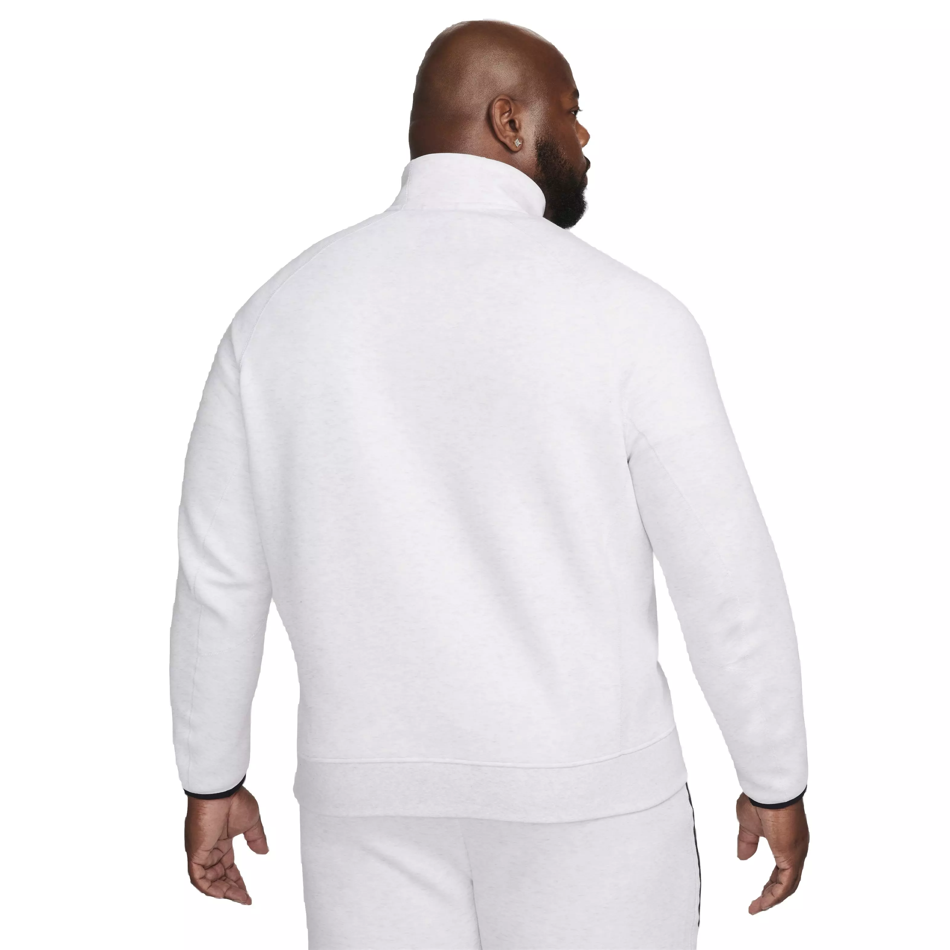 Nike Men's Sportswear Tech Fleece 1/2 Zip Sweatshirt - White - WHITE