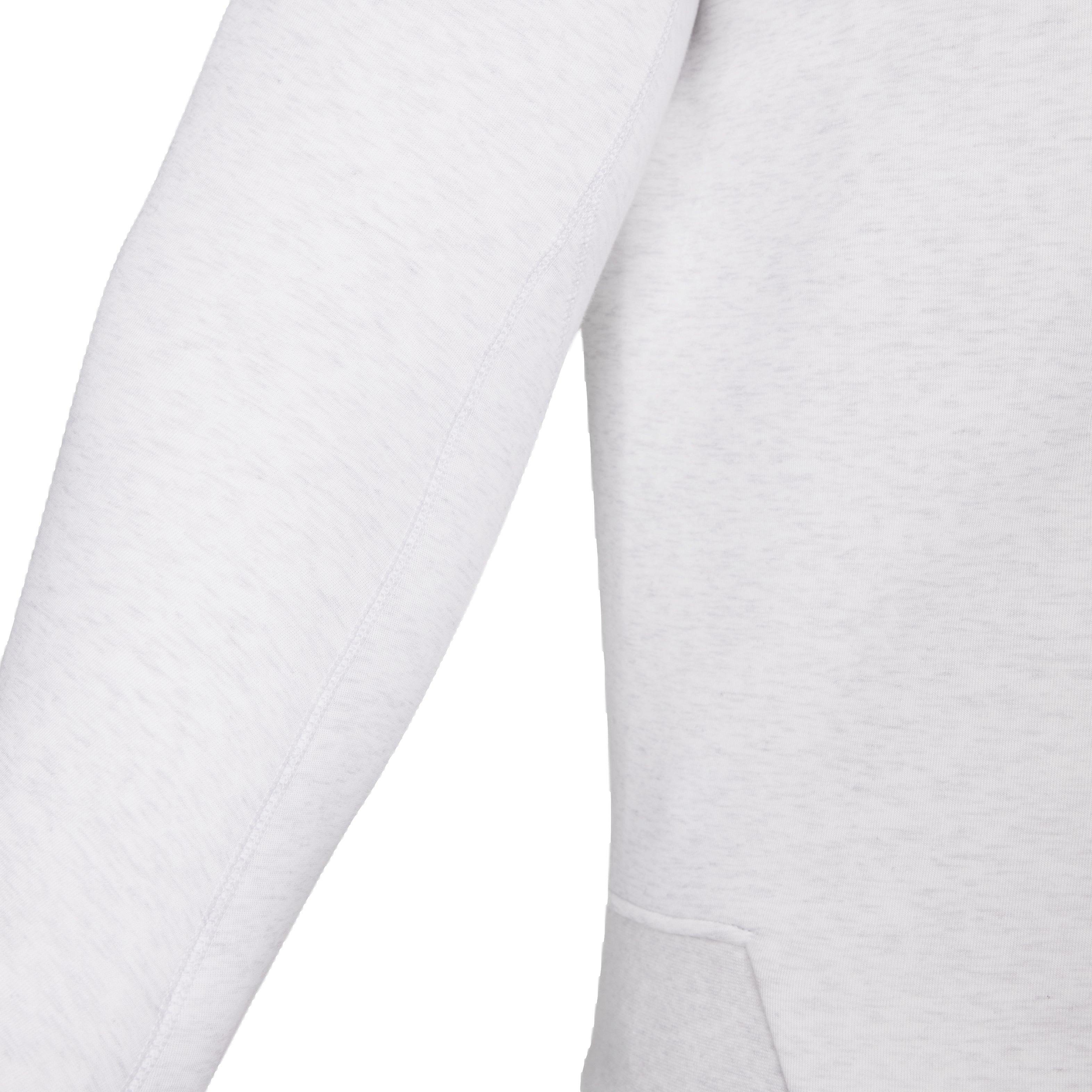 Nike Men's Sportswear Tech Fleece 1/2 Zip Sweatshirt - White - WHITE Thumbnail View 5