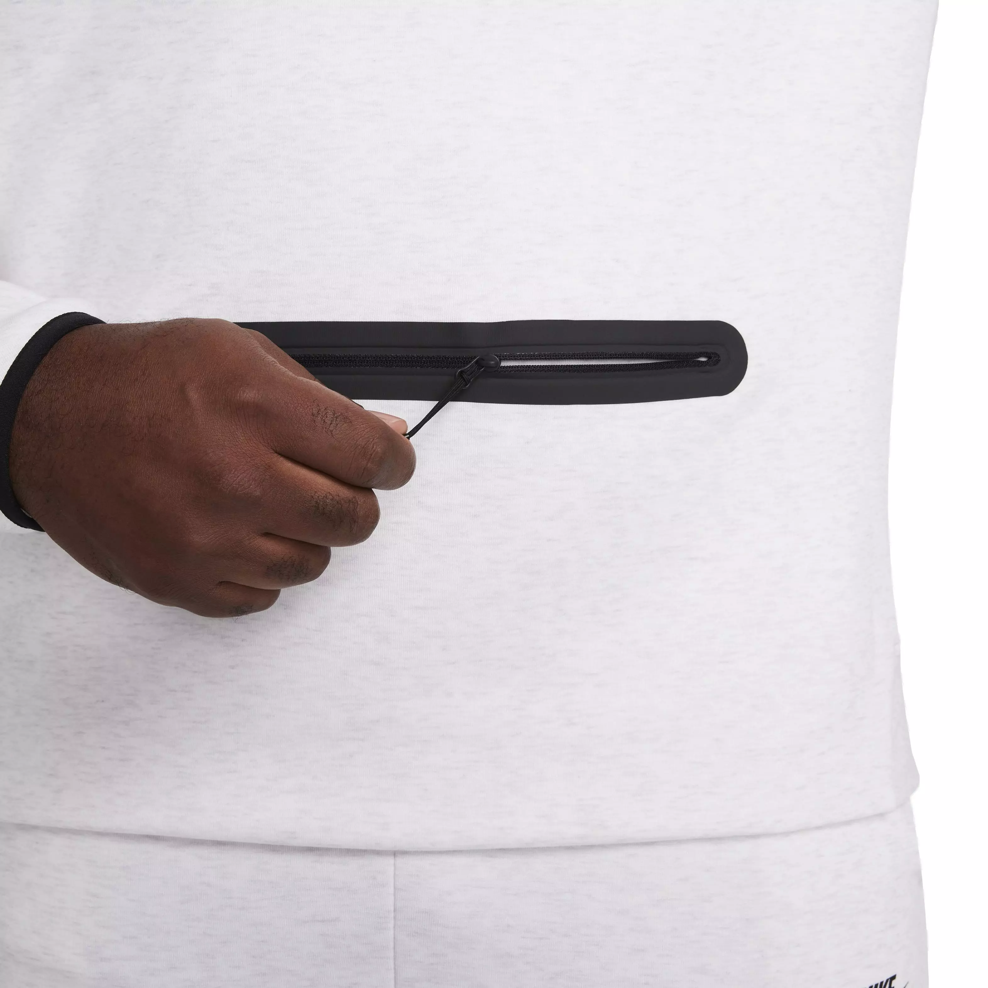 Nike Men's Sportswear Tech Fleece 1/2 Zip Sweatshirt - White - WHITE