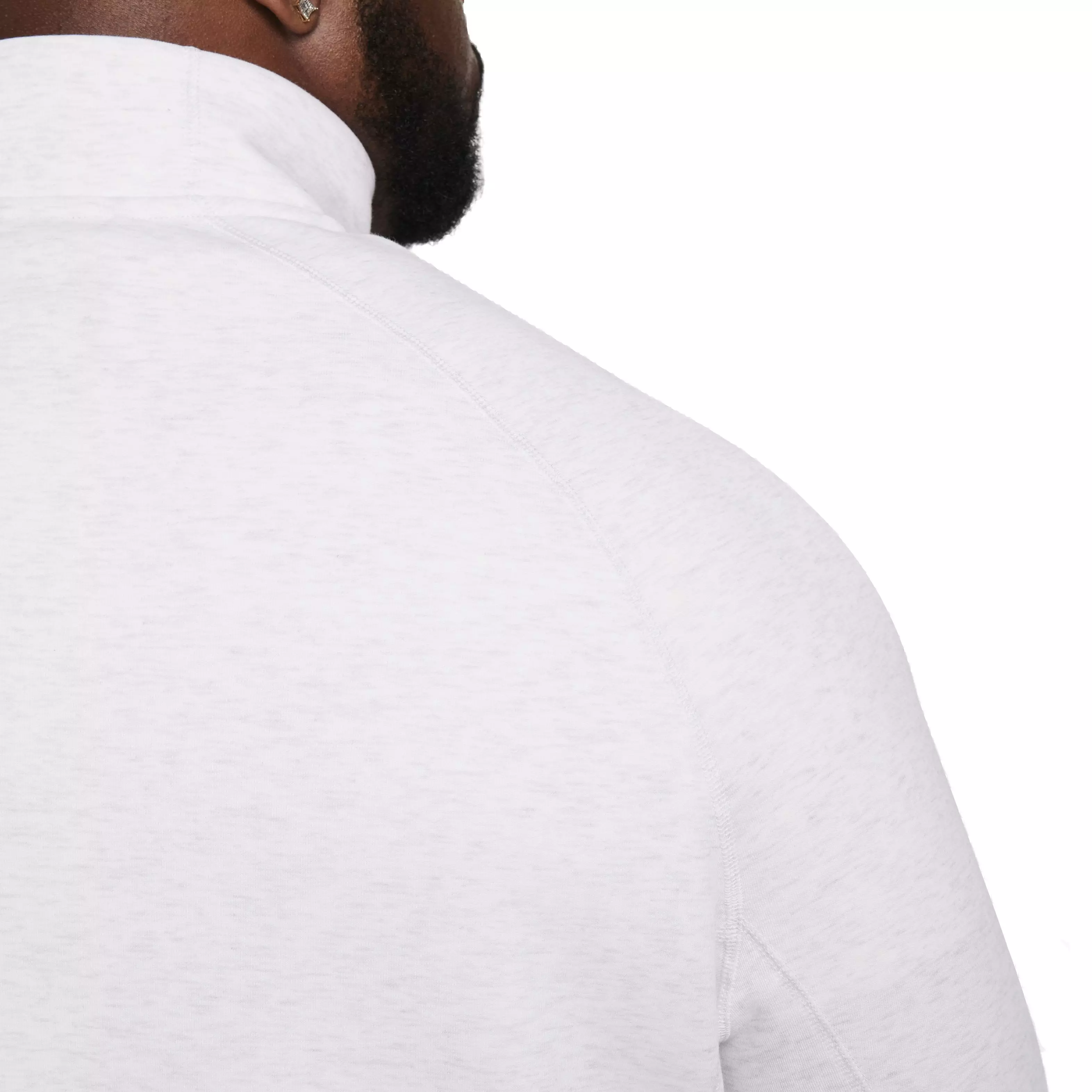 Nike Men's Sportswear Tech Fleece 1/2 Zip Sweatshirt - White - WHITE