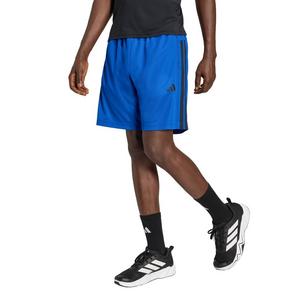 adidas Men's Workout Essentials Base 3-Stripes Pique 9" Shorts - Royal/Black