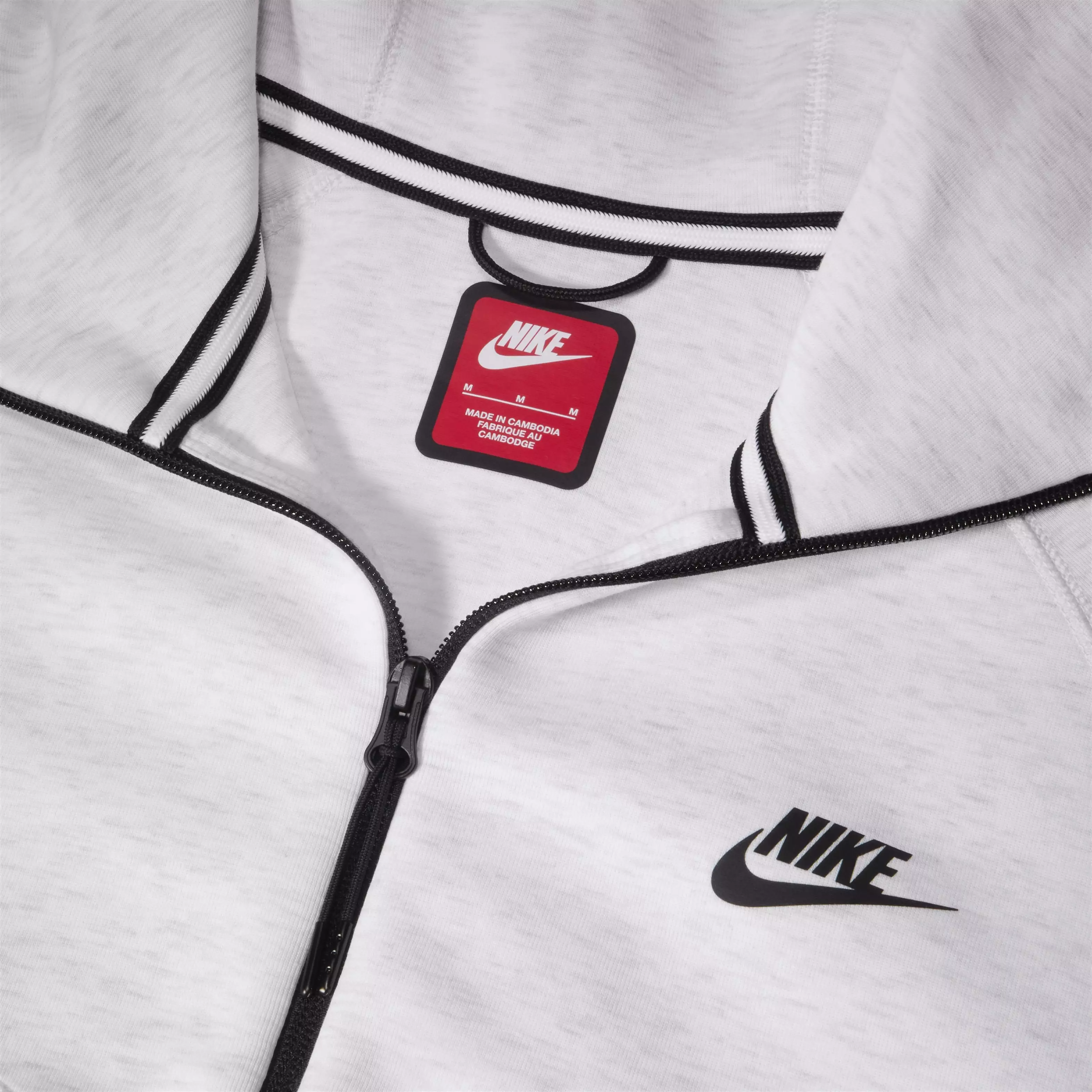 Nike Men's Sportswear Tech Fleece Windrunner Full-Zip Jacket - WHITE