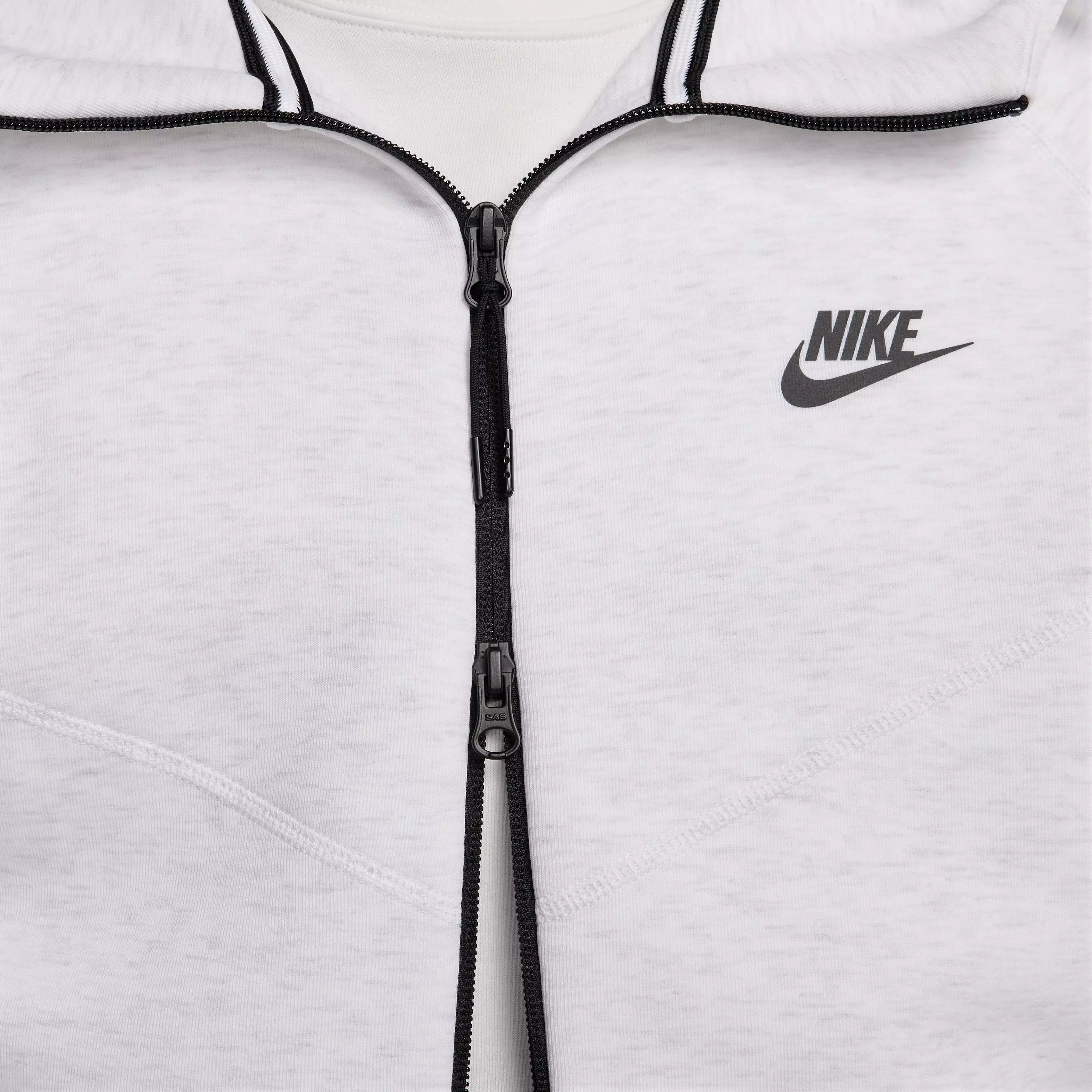 Nike Men's Sportswear Tech Fleece Windrunner Full-Zip Jacket - WHITE