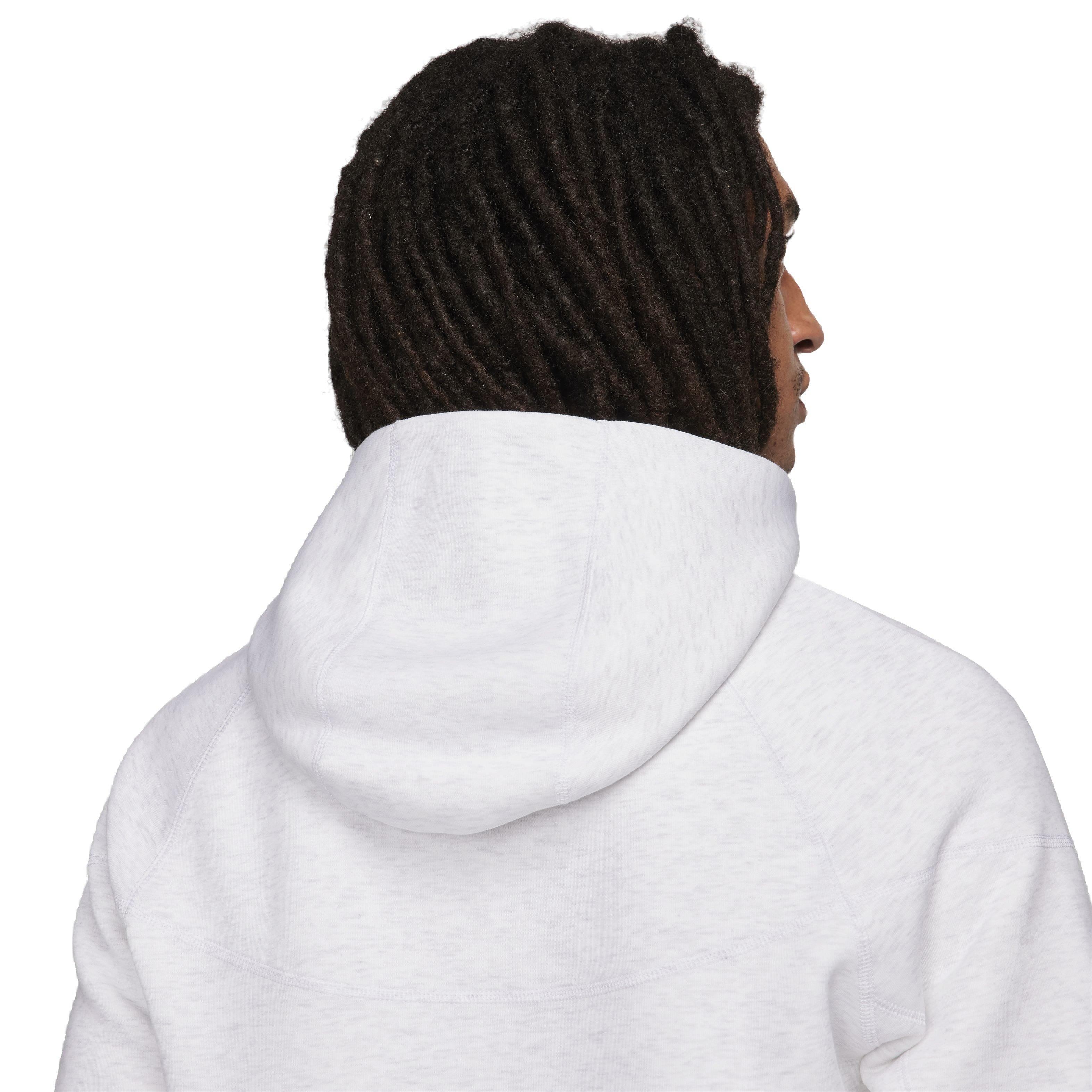 Nike Men's Sportswear Tech Fleece Windrunner Full-Zip Jacket - WHITE Thumbnail View 8