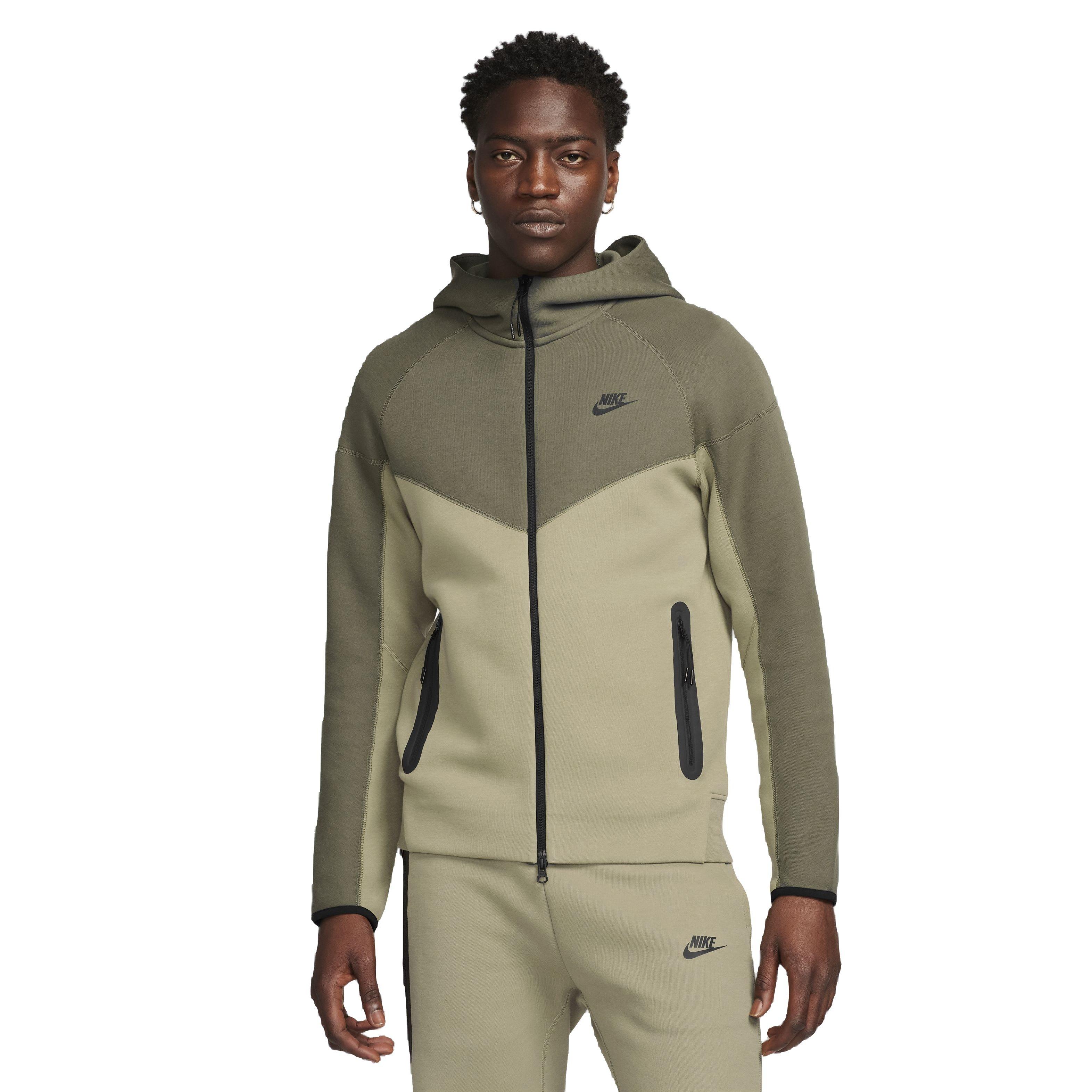 Nike Men's Sportswear Tech Fleece Windrunner Full-Zip Jacket - BROWN Thumbnail View 1