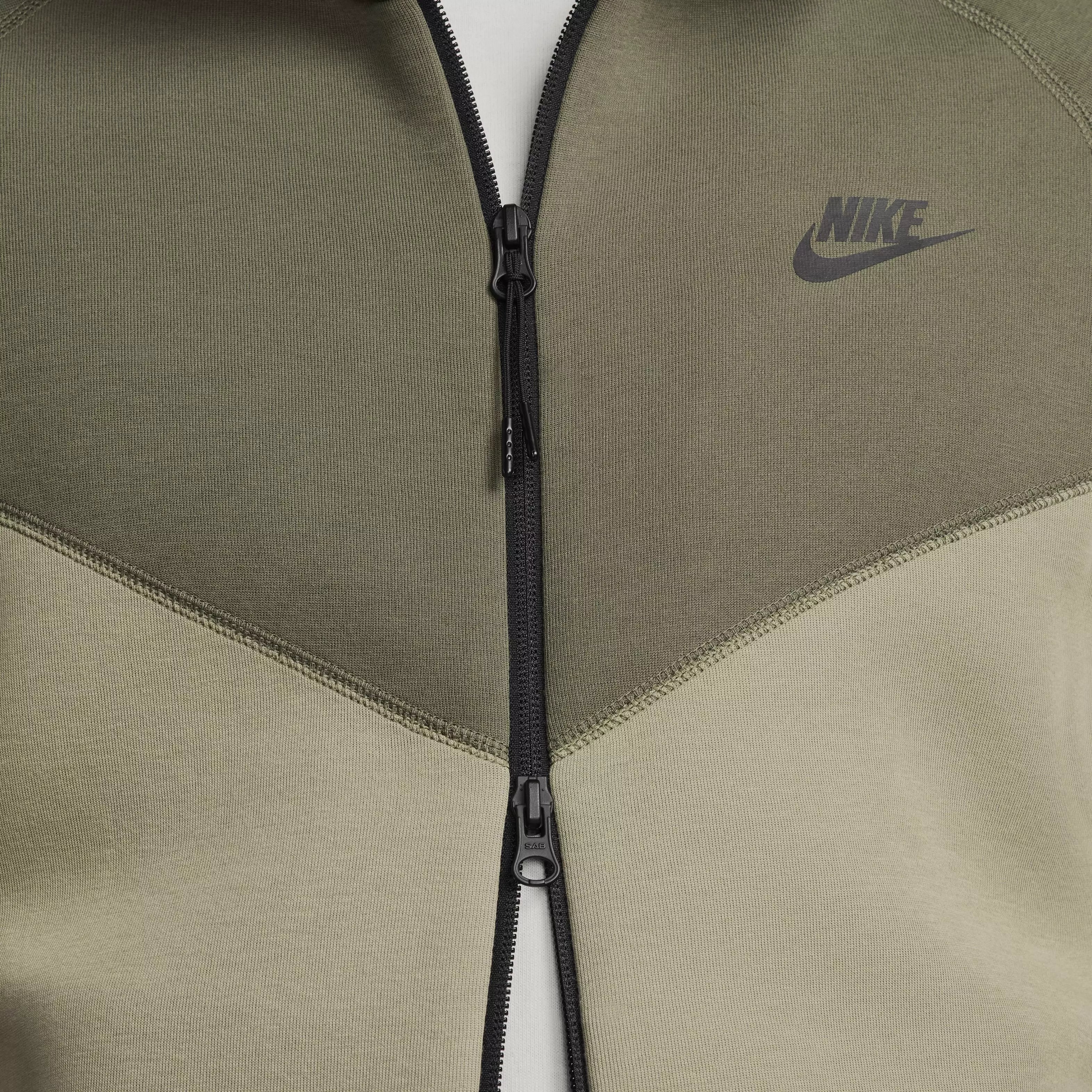 Nike Men's Sportswear Tech Fleece Windrunner Full-Zip Jacket - BROWN