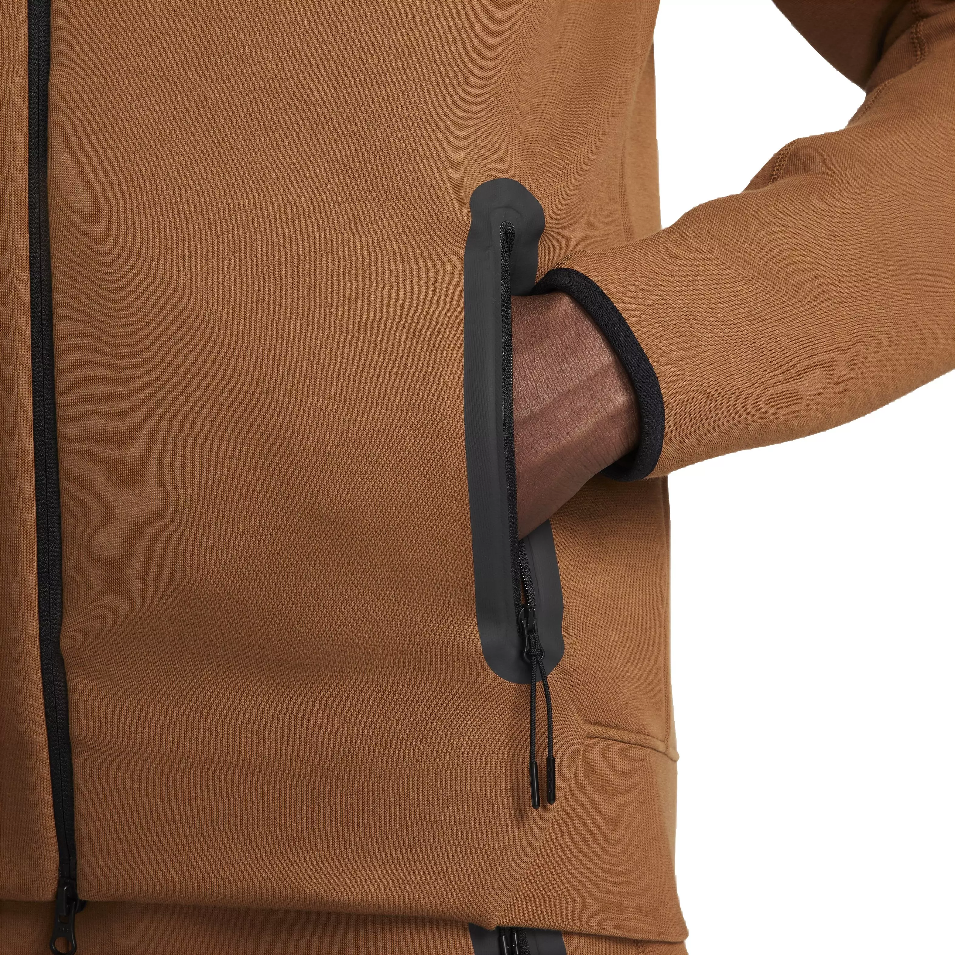 Nike Men's Sportswear Tech Fleece Windrunner Full-Zip Jacket - TAN