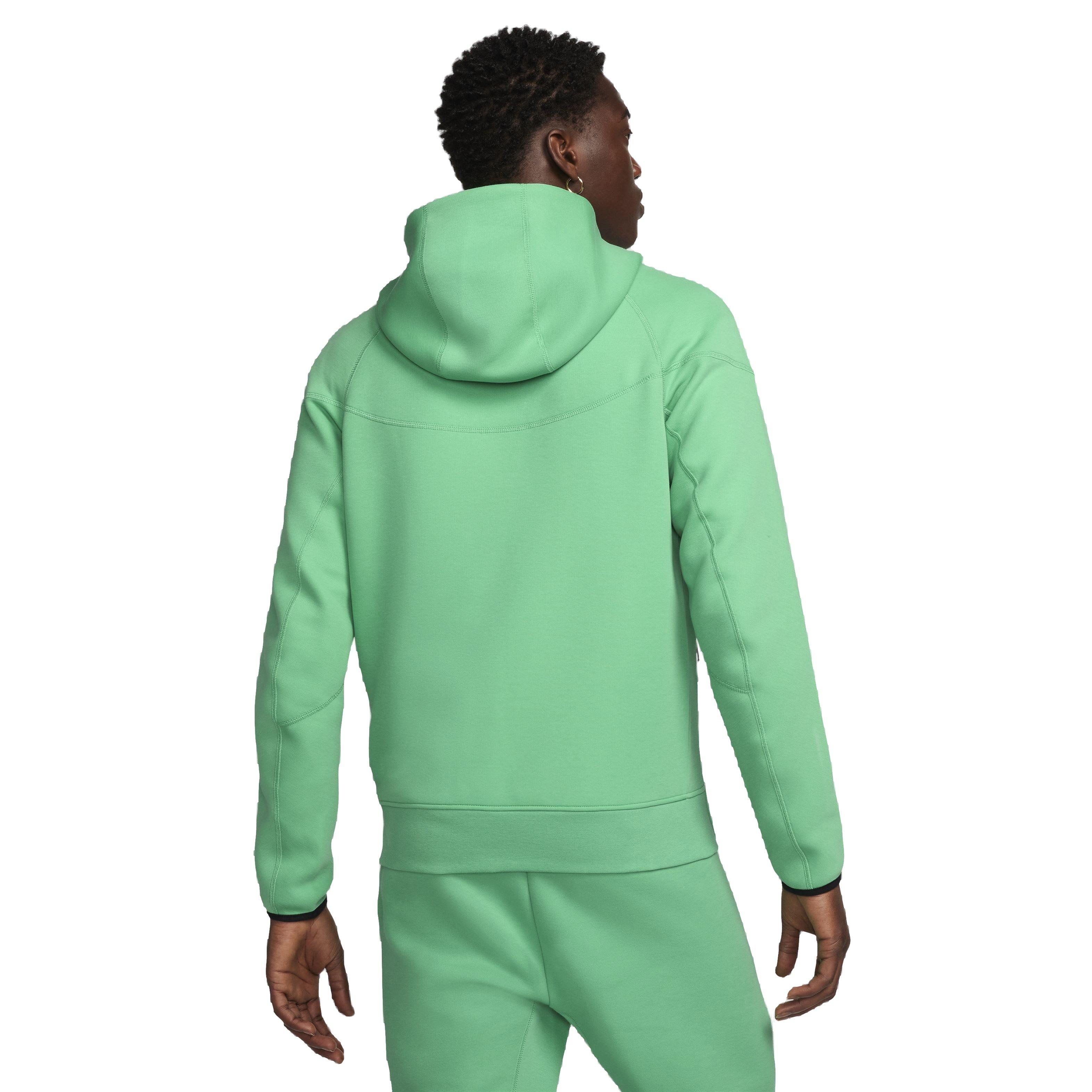 Nike Men's Sportswear Tech Fleece Windrunner Full-Zip Jacket - GREEN Thumbnail View 2