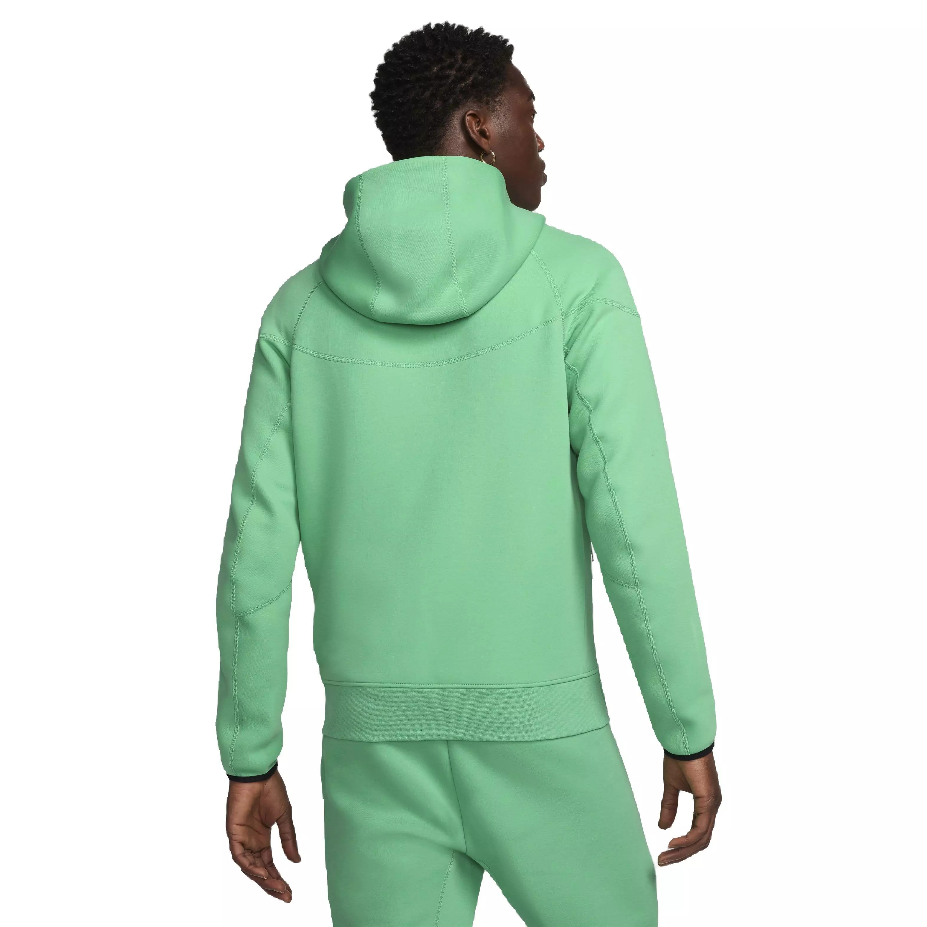 Nike Men's Sportswear Tech Fleece Windrunner Full-Zip Jacket - GREEN