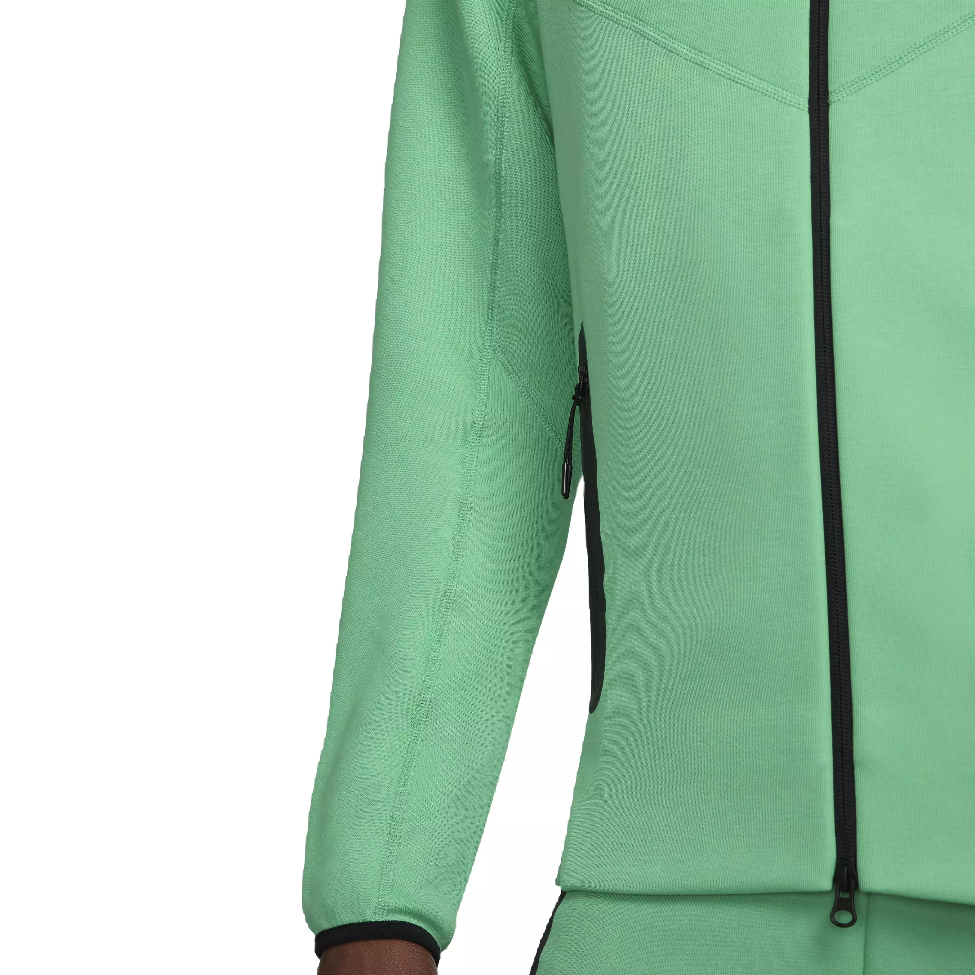 Nike Men's Sportswear Tech Fleece Windrunner Full-Zip Jacket - GREEN