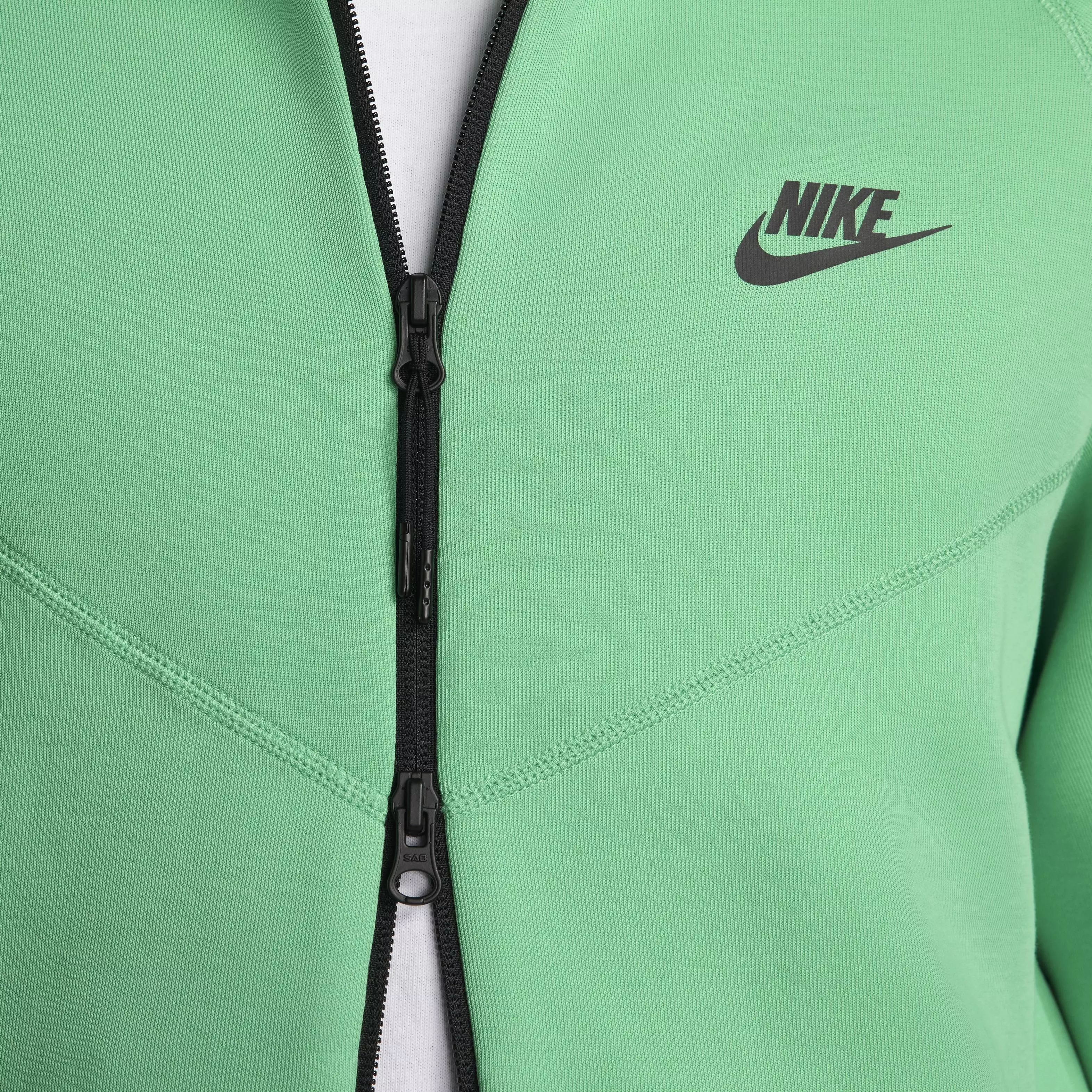 Nike Men's Sportswear Tech Fleece Windrunner Full-Zip Jacket - GREEN