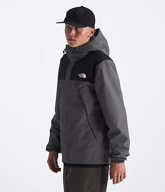 The North Face Men's Antora Jacket - Grey/Black - GREY/BLACK