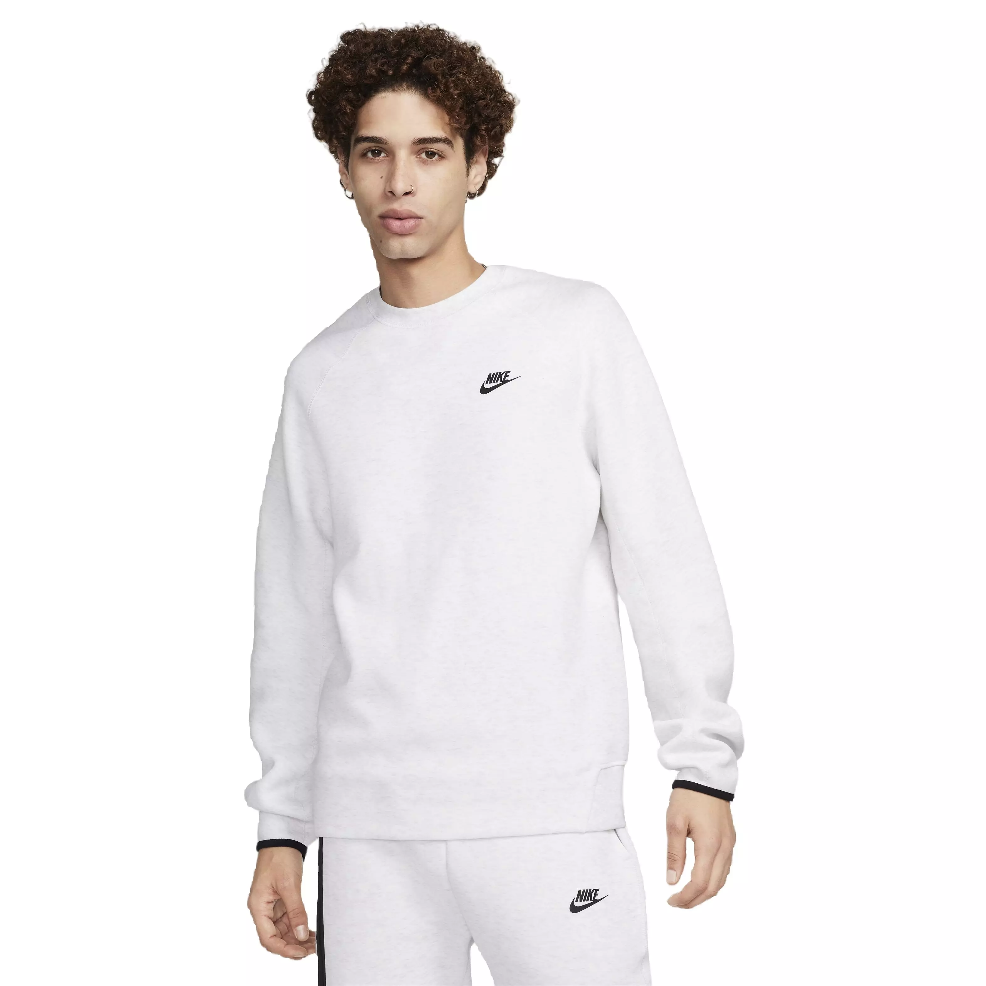 Nike Men's Sportswear Tech Fleece Crew - WHITE