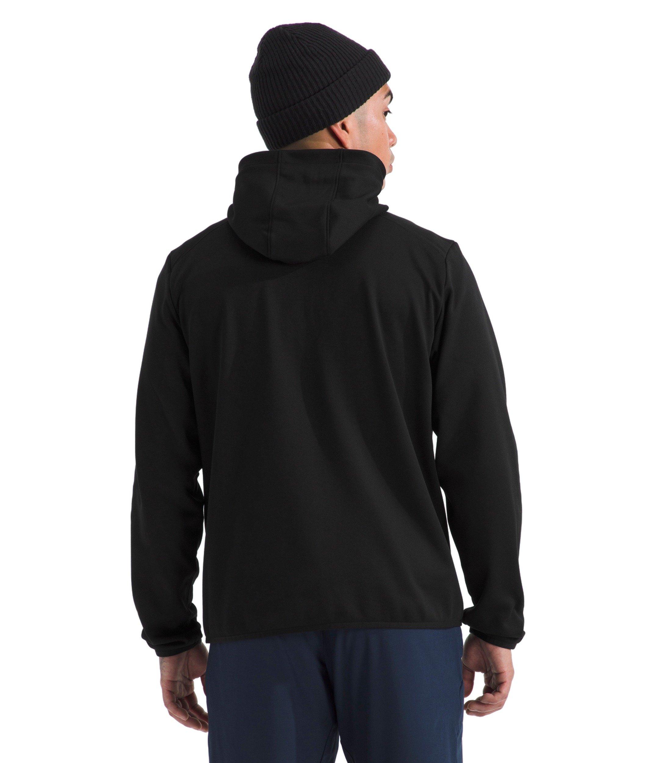 The North Face Men's Performance Fleece Full-Zip Hooded Jacket - Black - BLACK Thumbnail View 2