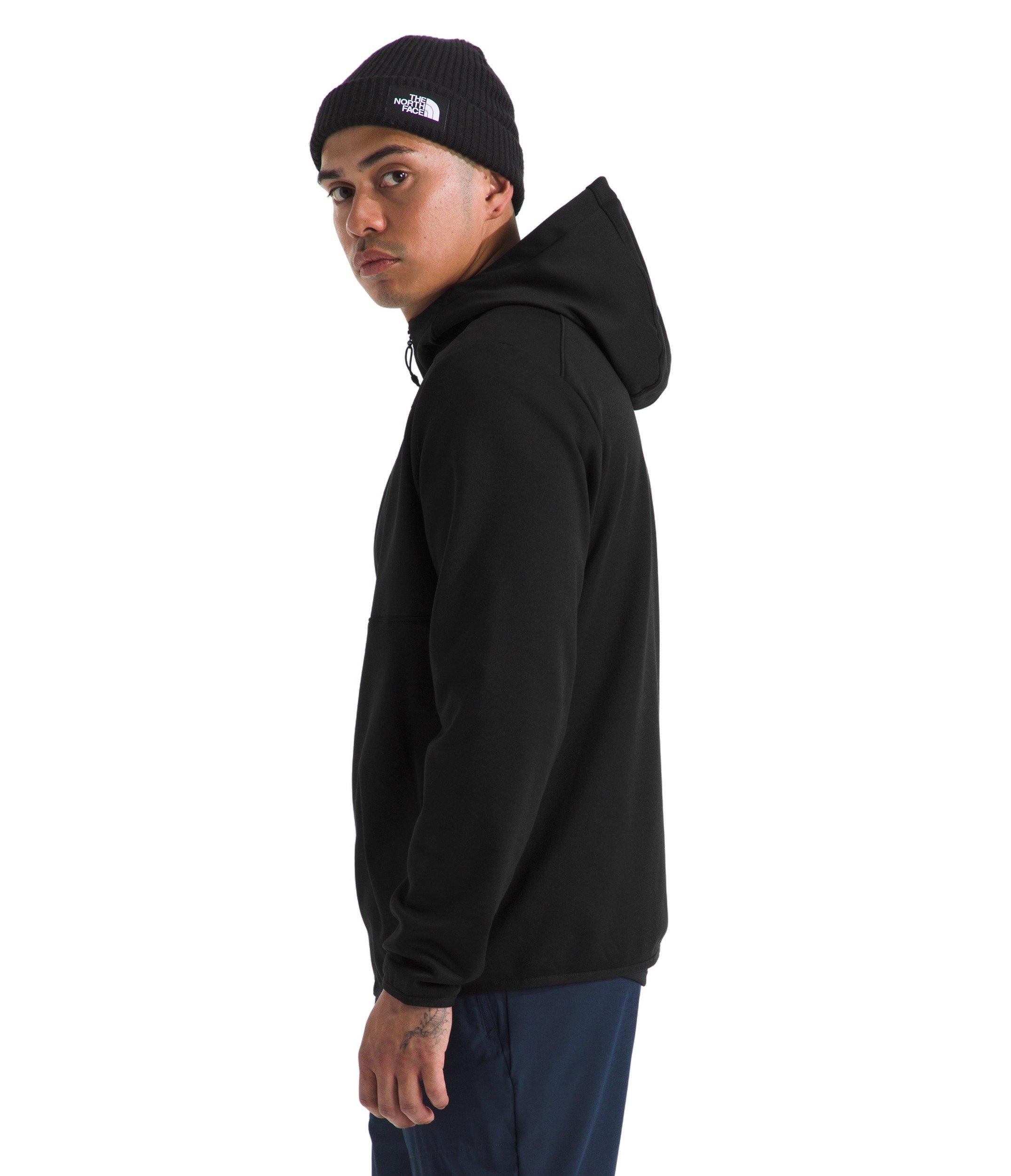The North Face Men's Performance Fleece Full-Zip Hooded Jacket - Black - BLACK Thumbnail View 3