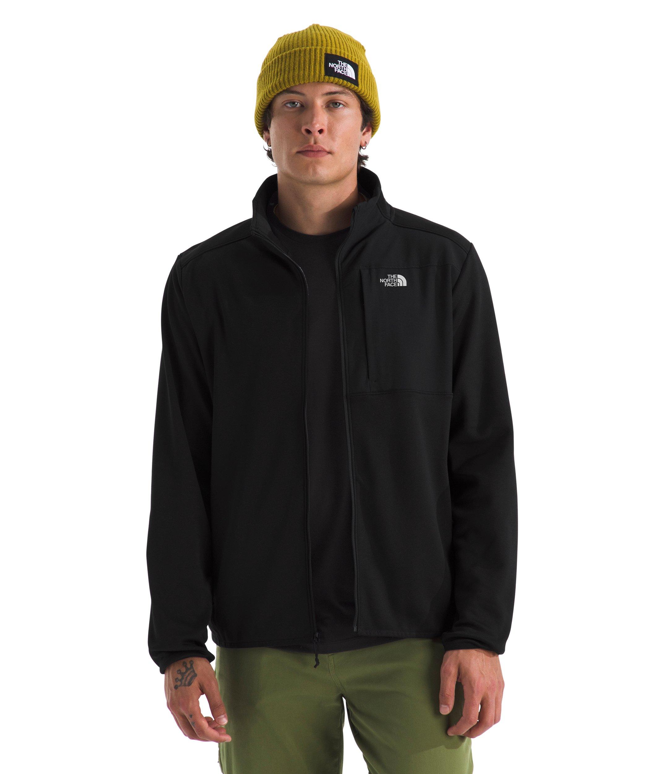 The North Face Men's Performance Fleece Full Zip Jacket - Black - BLACK Thumbnail View 1