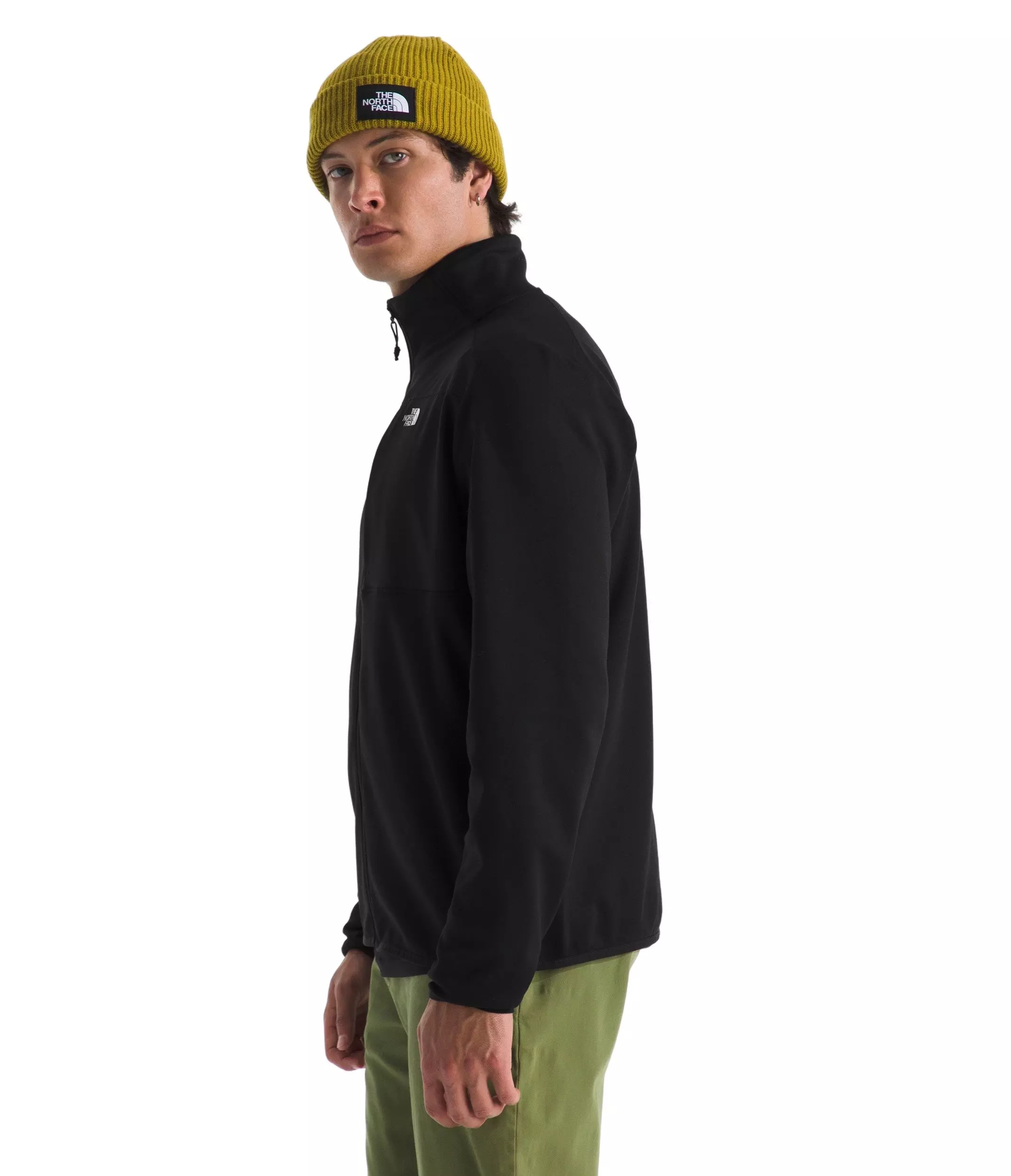 The North Face Men's Performance Fleece Full Zip Jacket - Black - BLACK