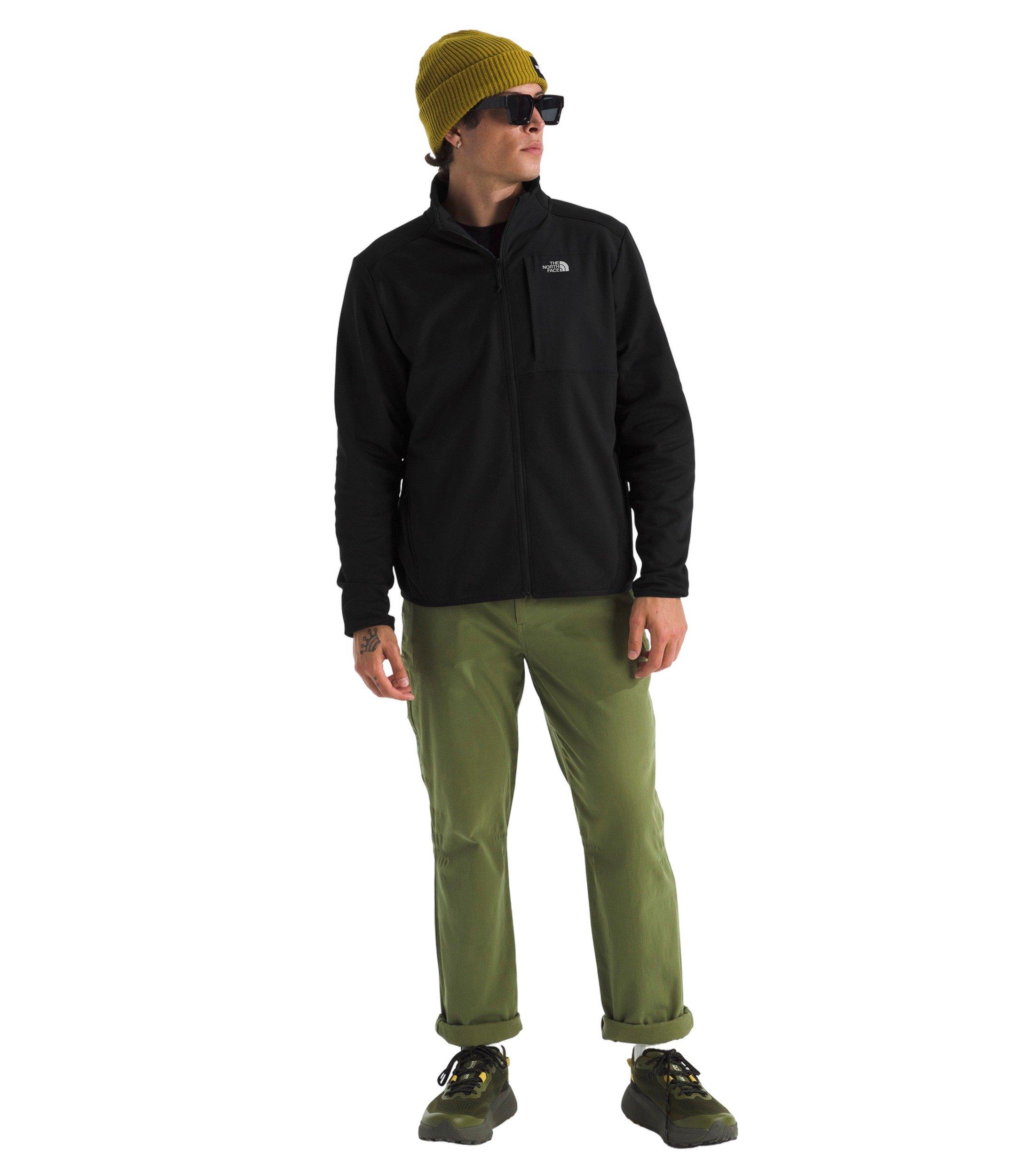 The North Face Men's Performance Fleece Full Zip Jacket - Black - BLACK Thumbnail View 4