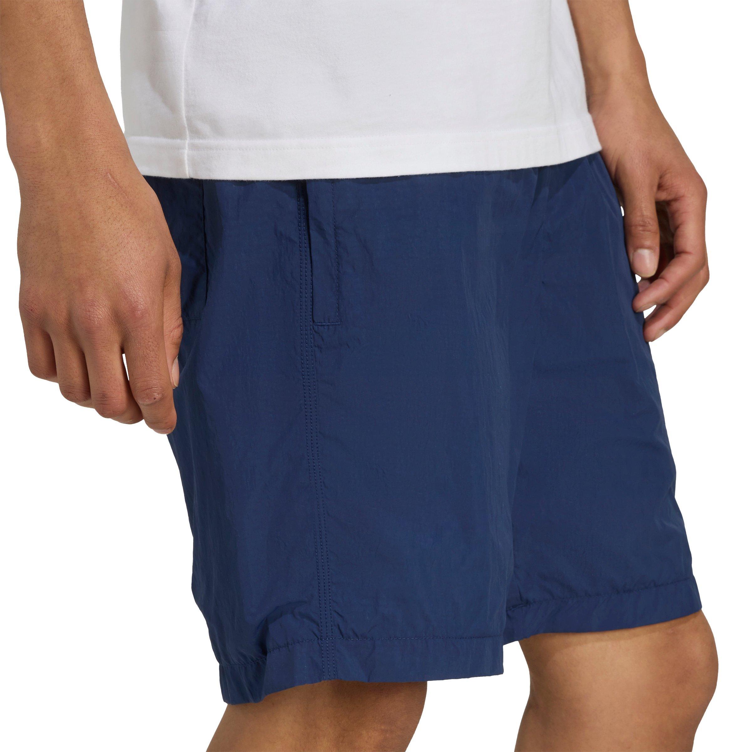 adidas Originals Men's Trefoil Essentials Woven Shorts - Navy/White - NAVY/WHITE Thumbnail View 4