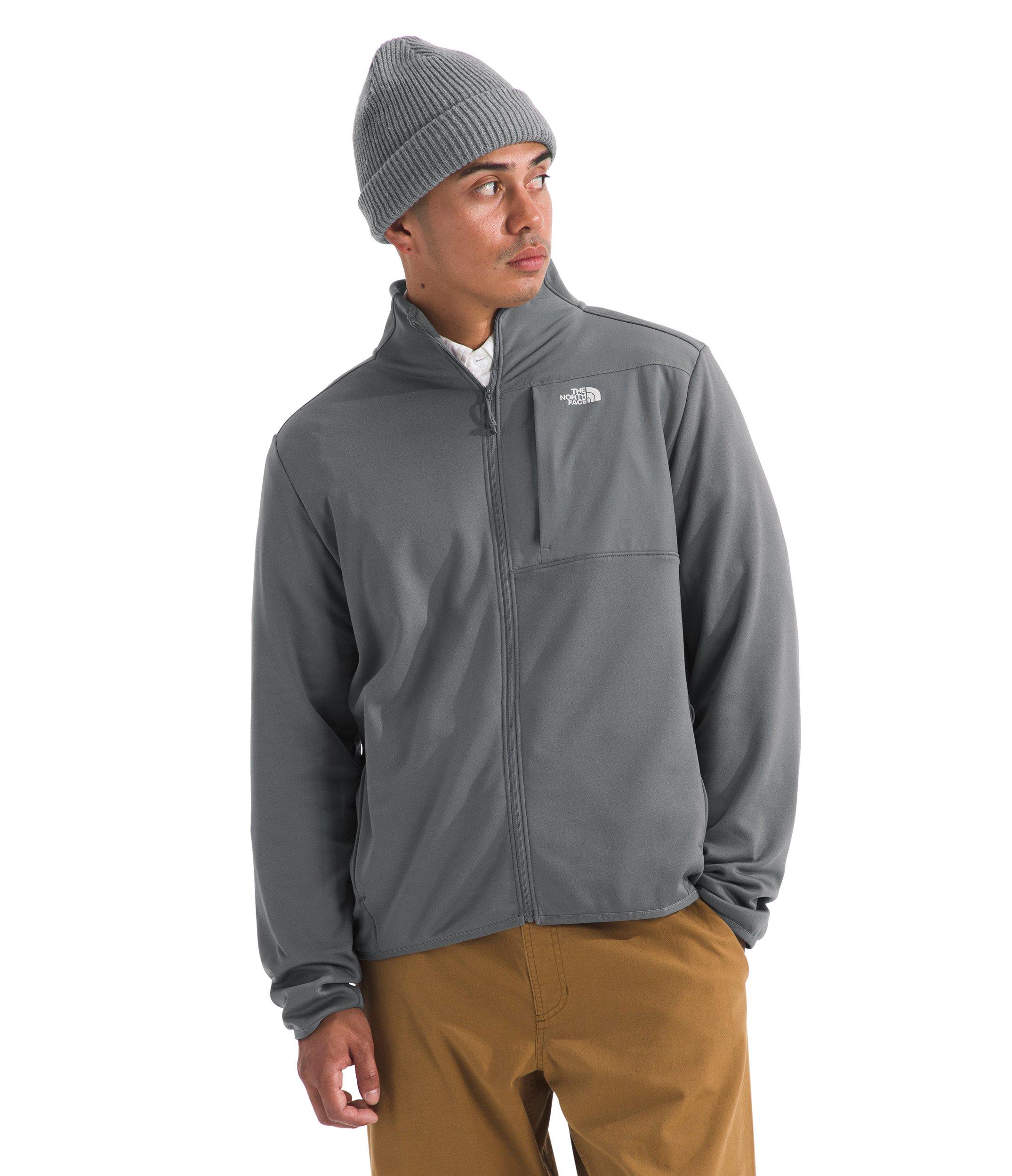 The North Face Men's Performance Fleece Full Zip Jacket - Grey - GREY Thumbnail View 1