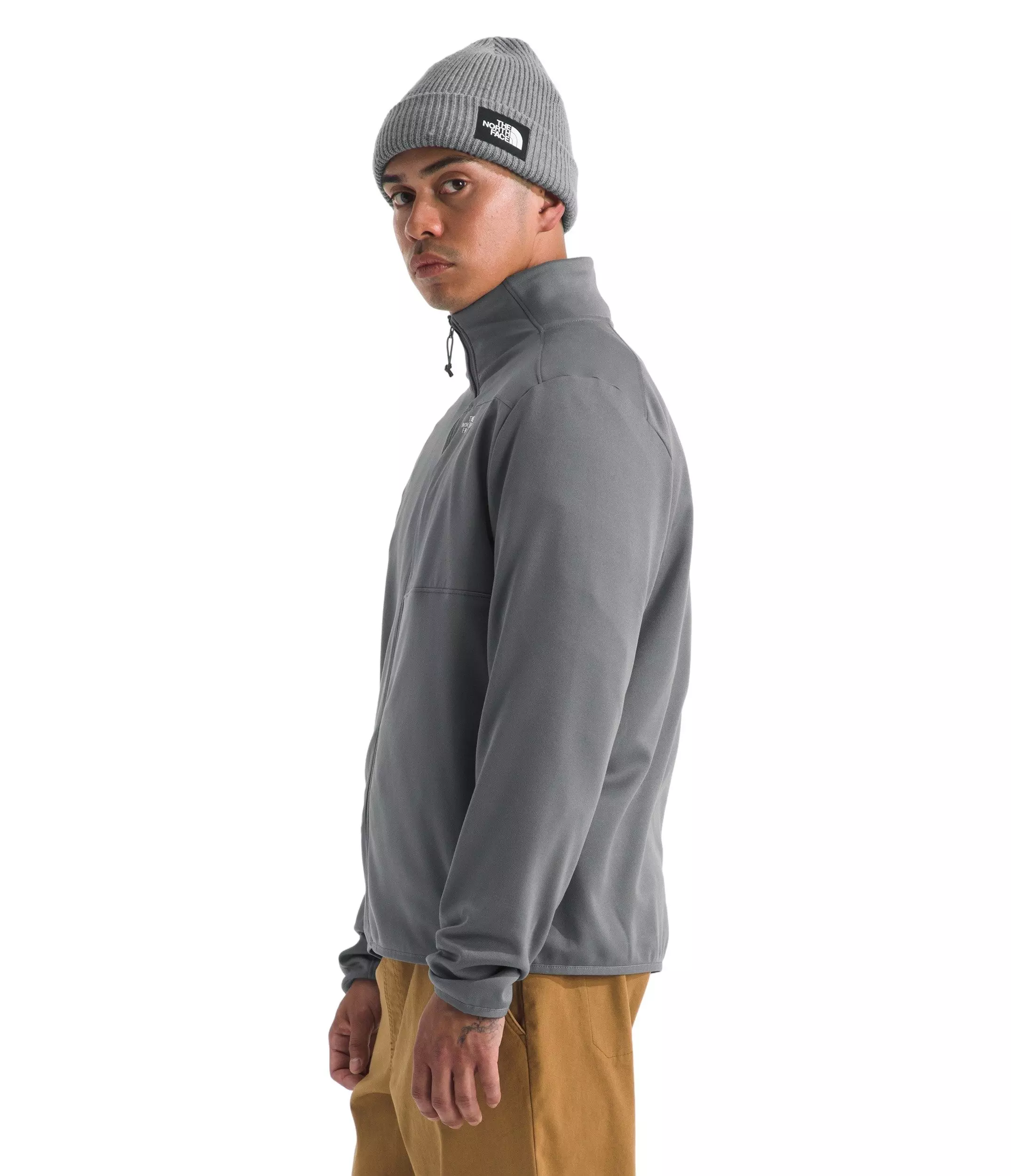 The North Face Men's Performance Fleece Full Zip Jacket - Grey - GREY