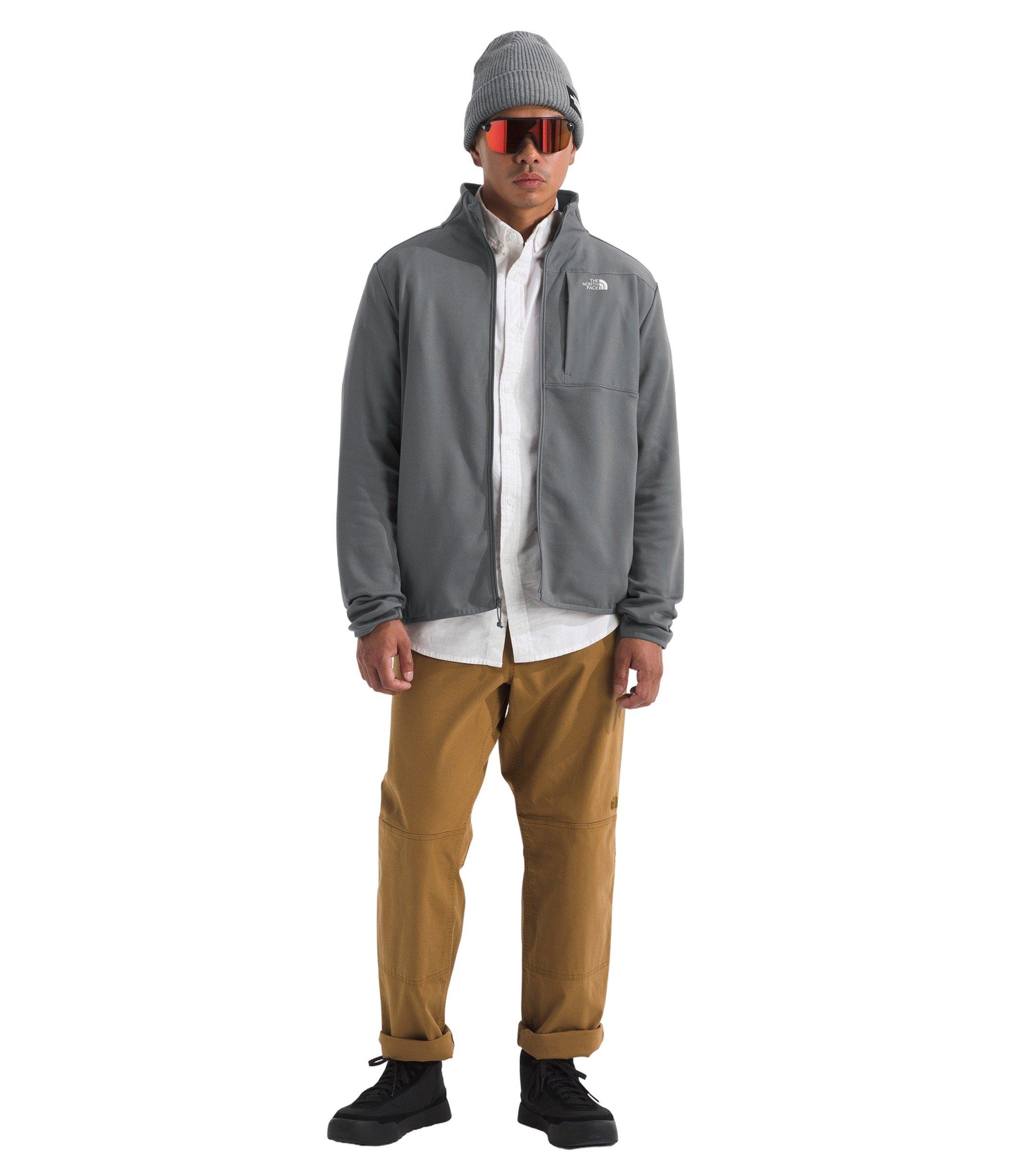 The North Face Men's Performance Fleece Full Zip Jacket - Grey - GREY Thumbnail View 4