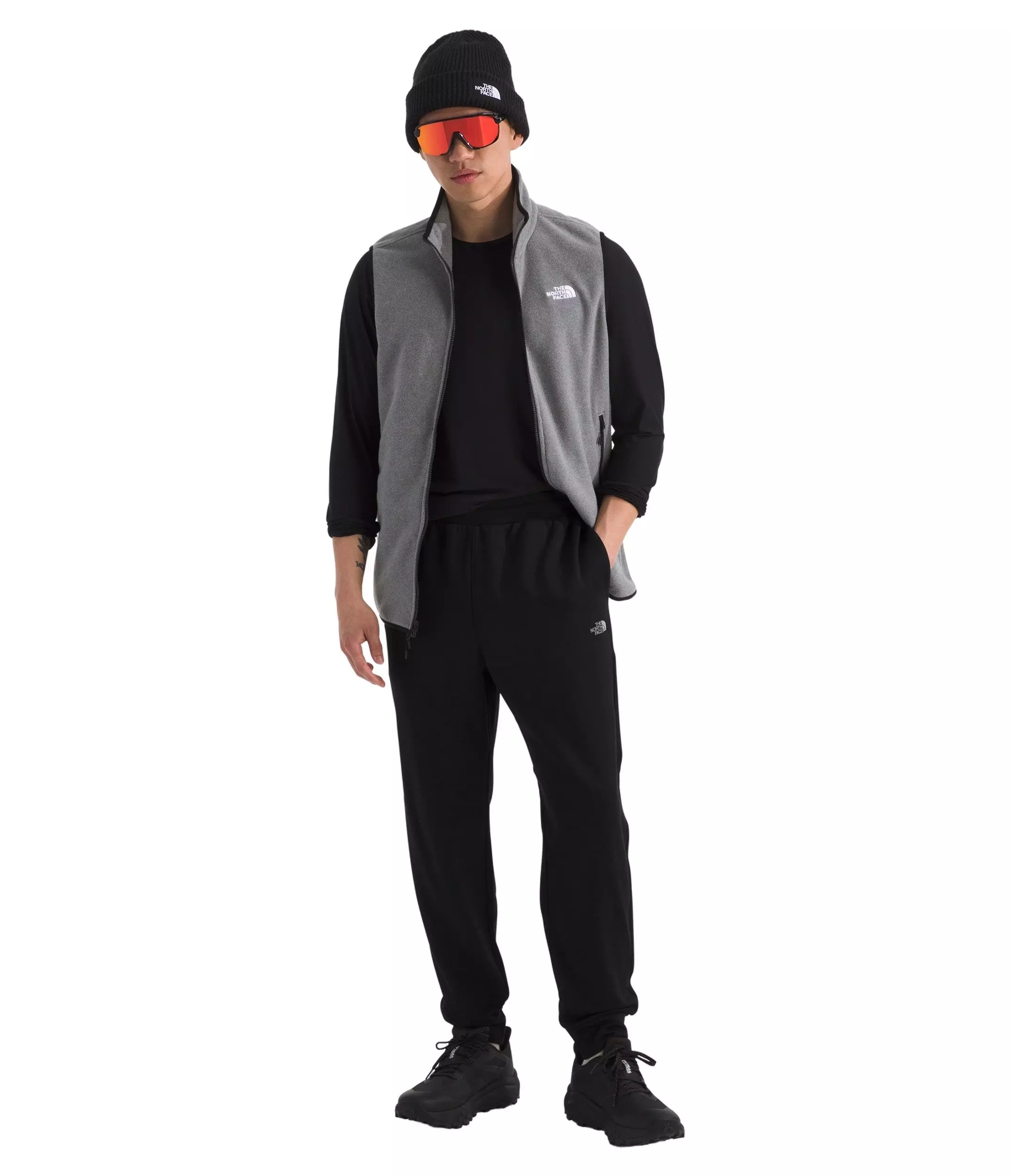 The North Face Men's Performance Fleece SW Pants - Black - BLACK