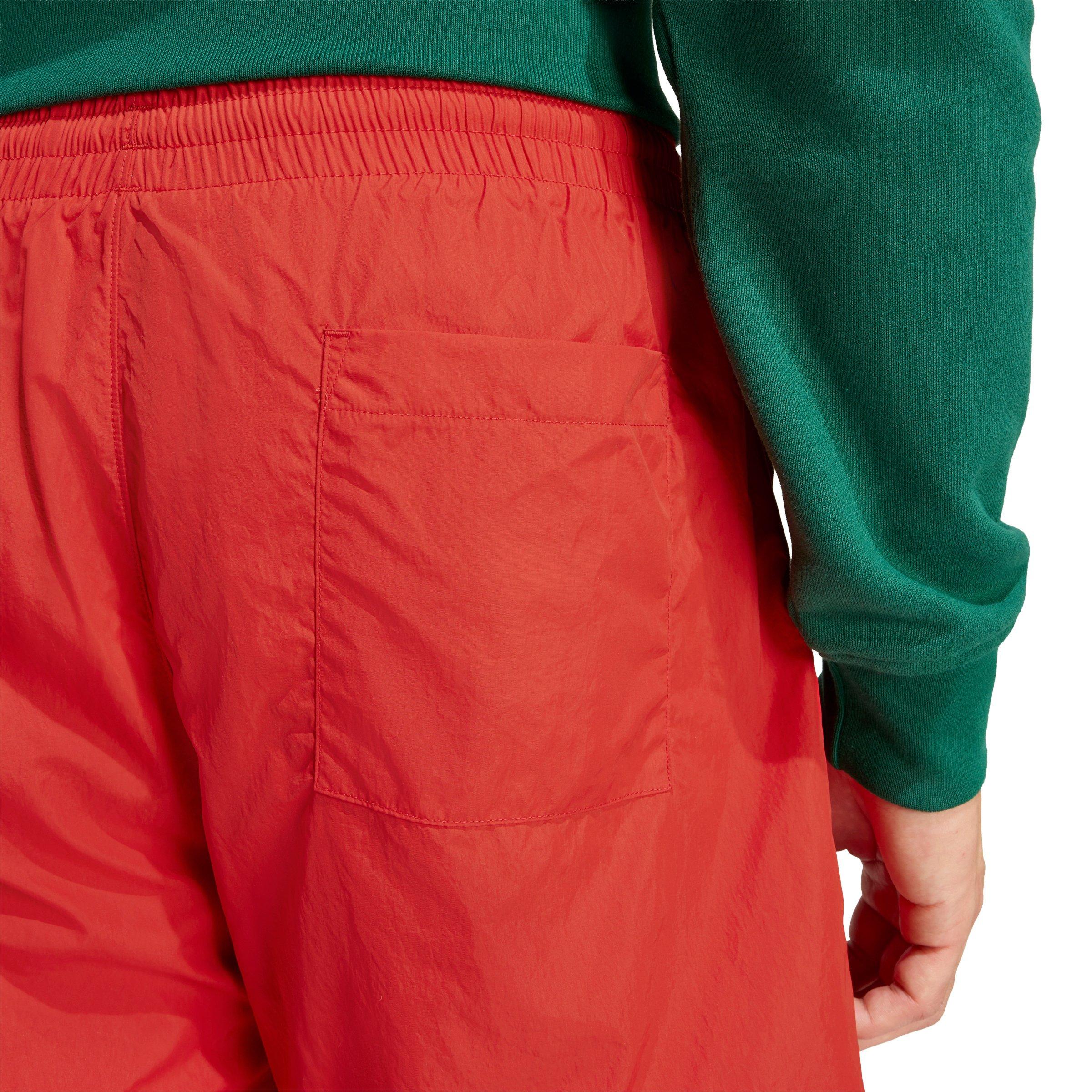 adidas Originals Men's Trefoil Essentials Woven Shorts - Red - RED Thumbnail View 3