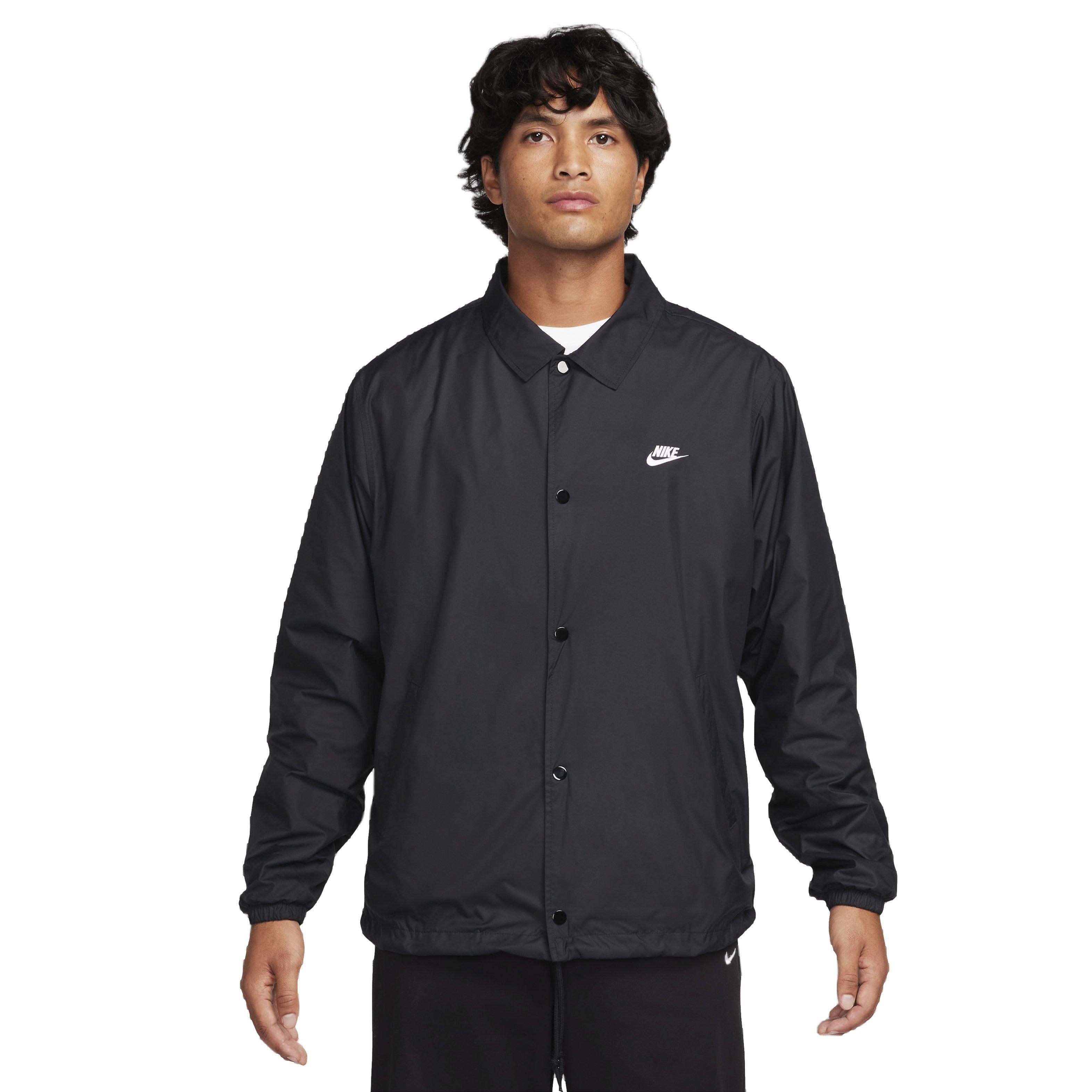 Nike Men's Club Coaches' Jacket - BLACK Thumbnail View 1