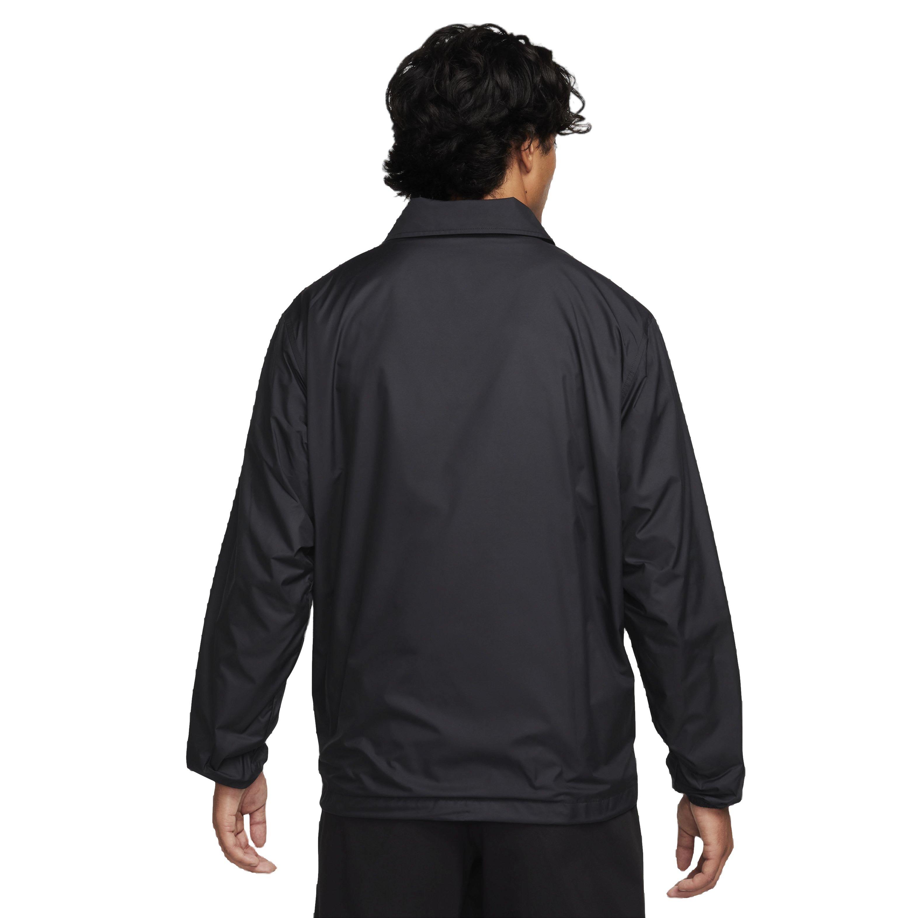 Nike Men's Club Coaches' Jacket - BLACK Thumbnail View 2