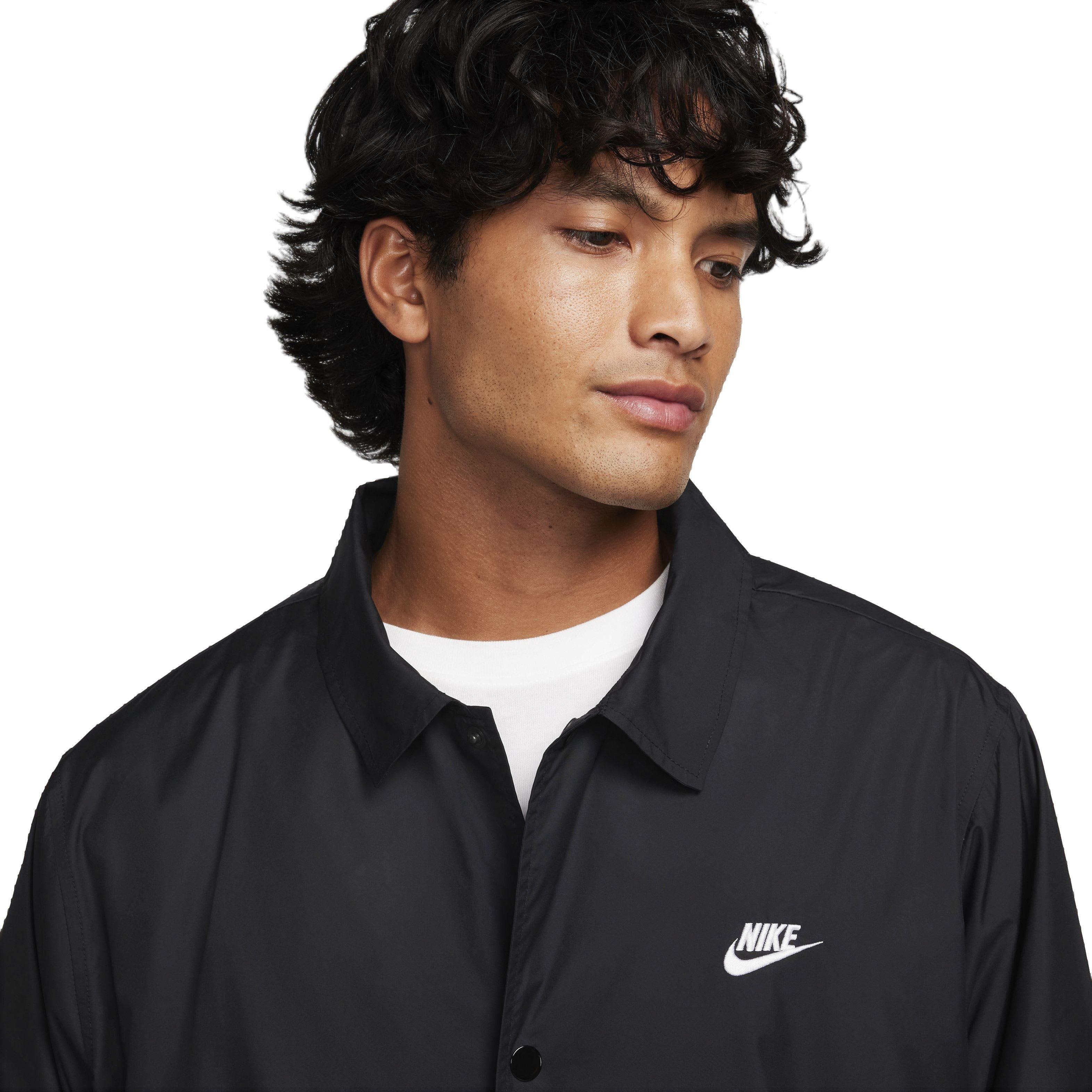 Nike Men's Club Coaches' Jacket - BLACK Thumbnail View 3