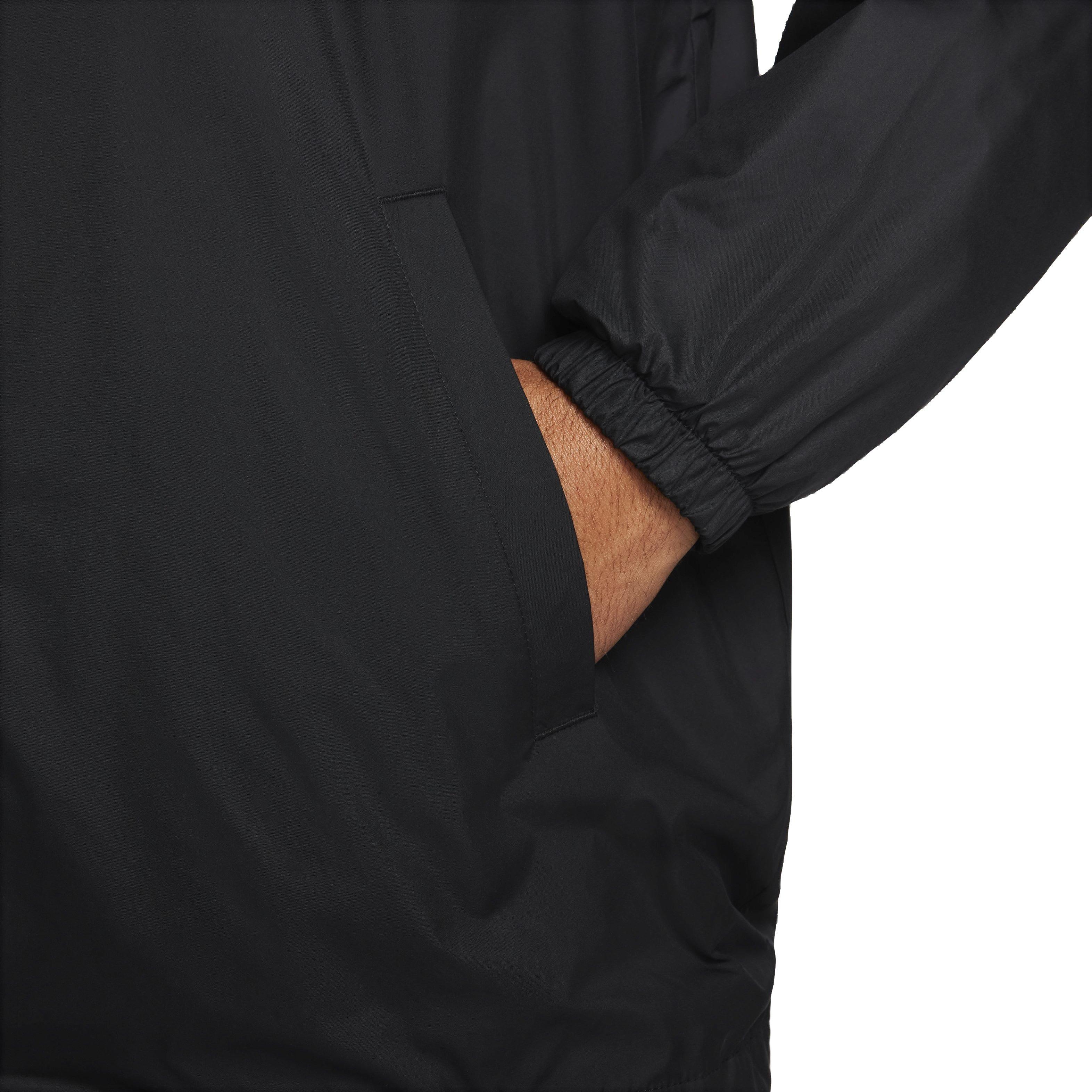 Nike Men's Club Coaches' Jacket - BLACK Thumbnail View 4