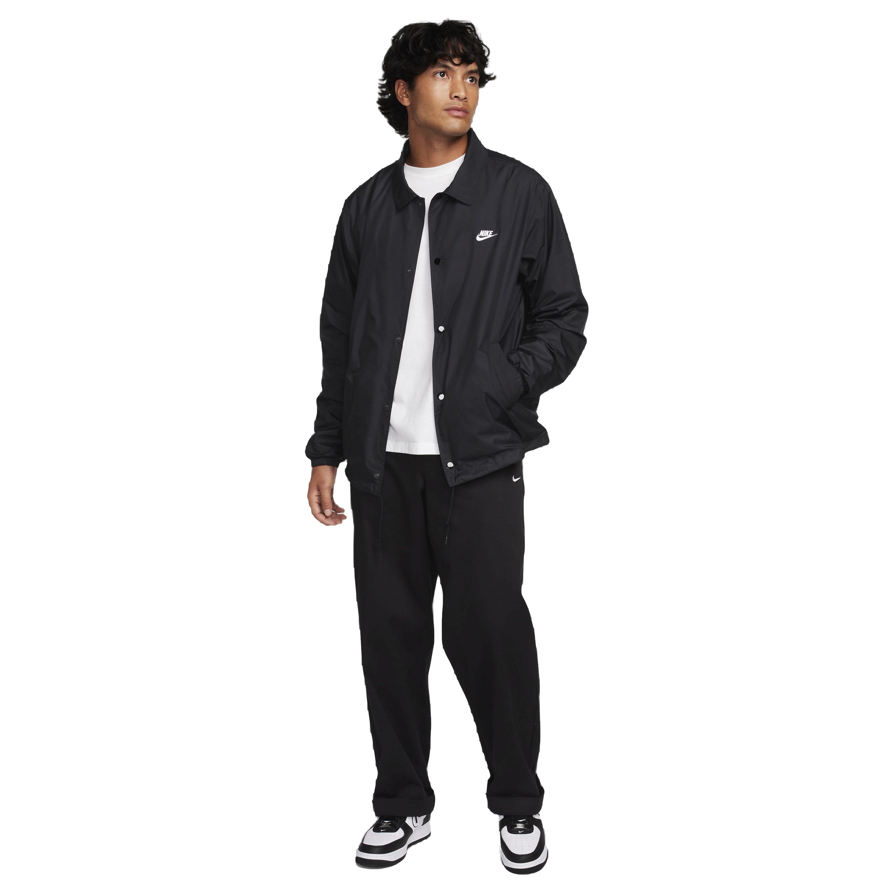 Nike Men's Club Coaches' Jacket - BLACK Thumbnail View 7