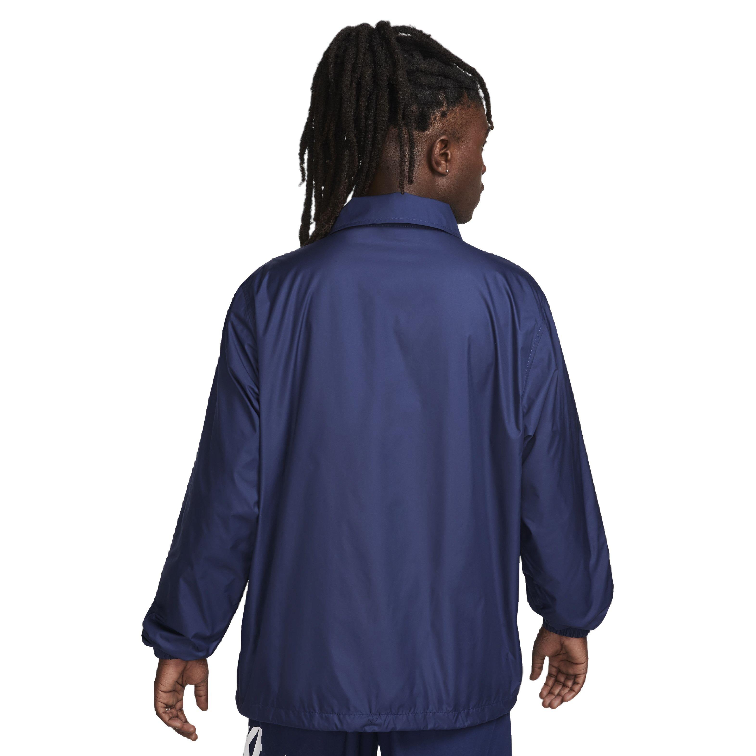 Nike Men's Club Coaches' Jacket - BLUE Thumbnail View 2