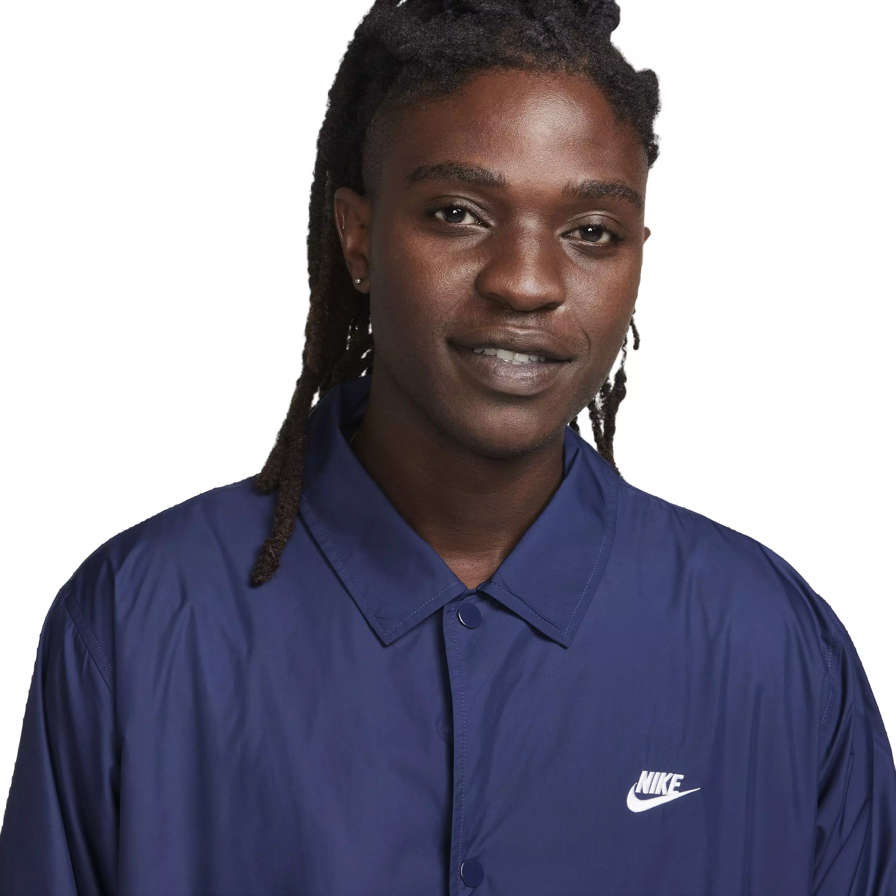 Nike Men's Club Coaches' Jacket - BLUE