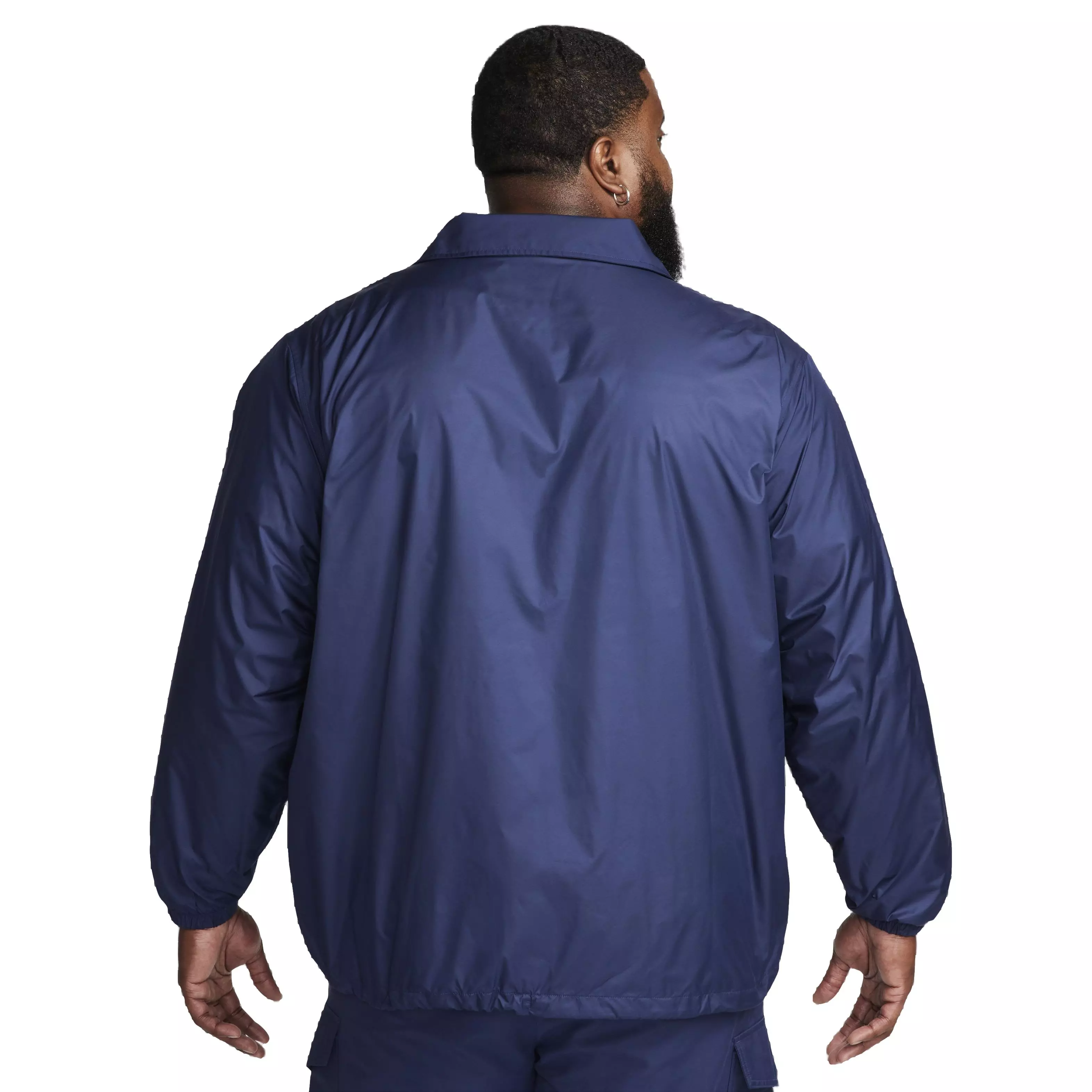Nike Men's Club Coaches' Jacket - BLUE