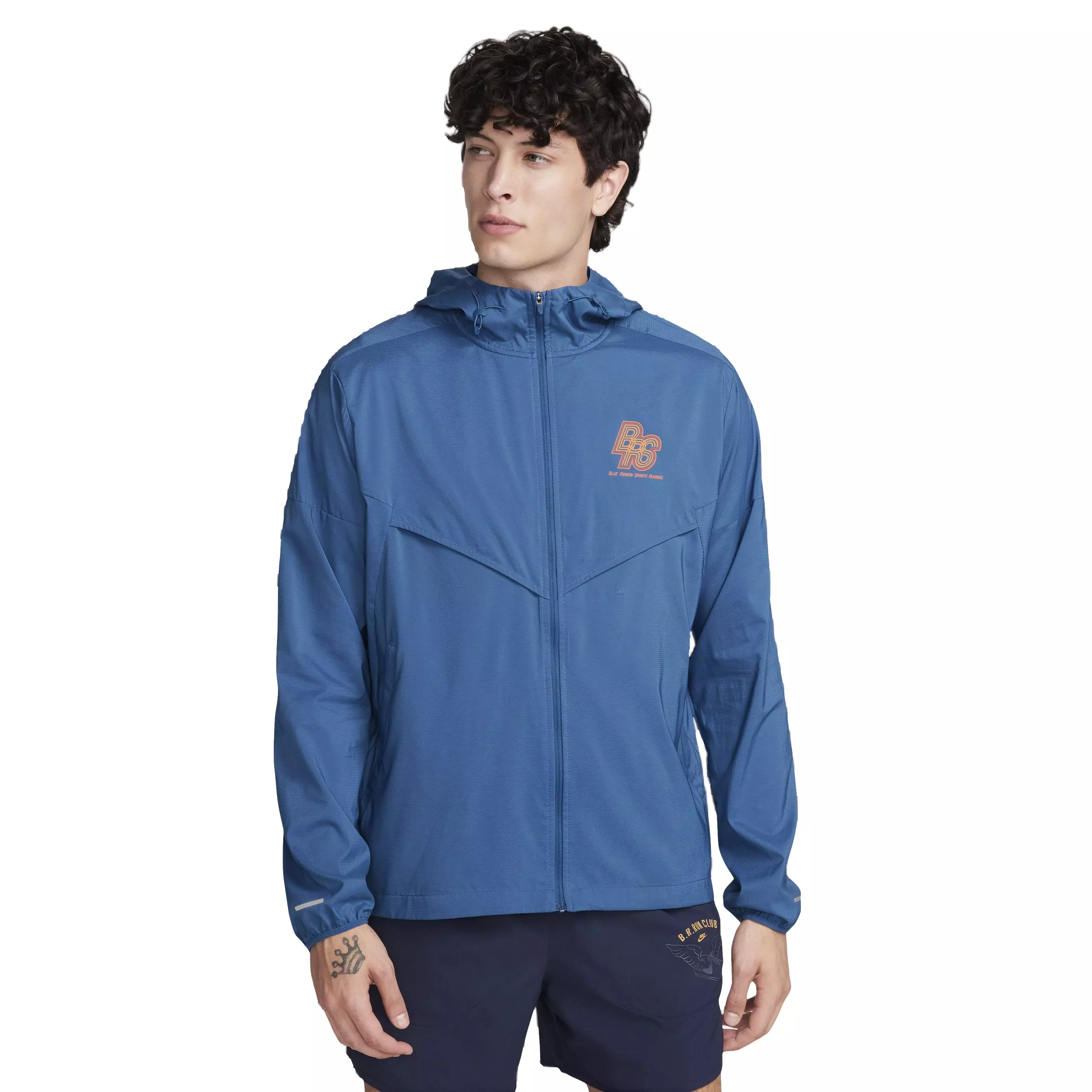 Nike Men's Windrunner Energy Repel Running Jacket - BLUE