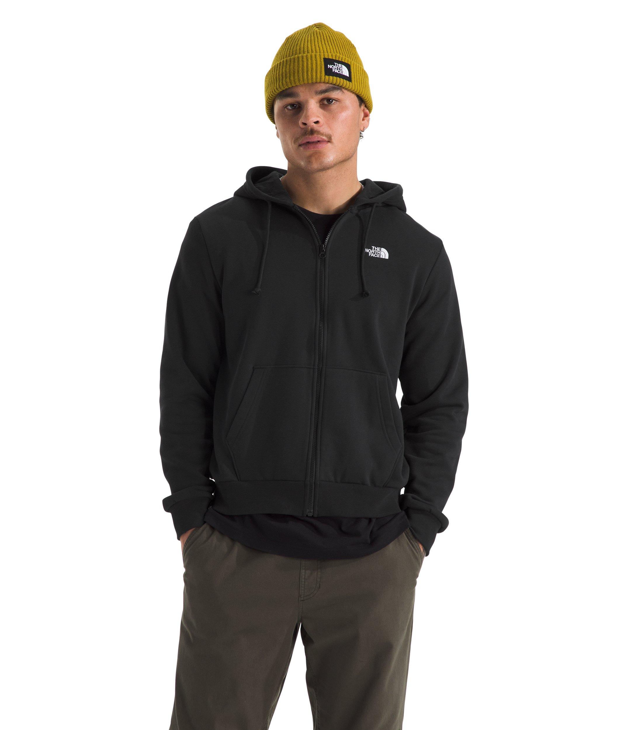 The North Face Men's Evolution Simple Dome Full Zip Hooded Jacket - Black - BLACK Thumbnail View 1
