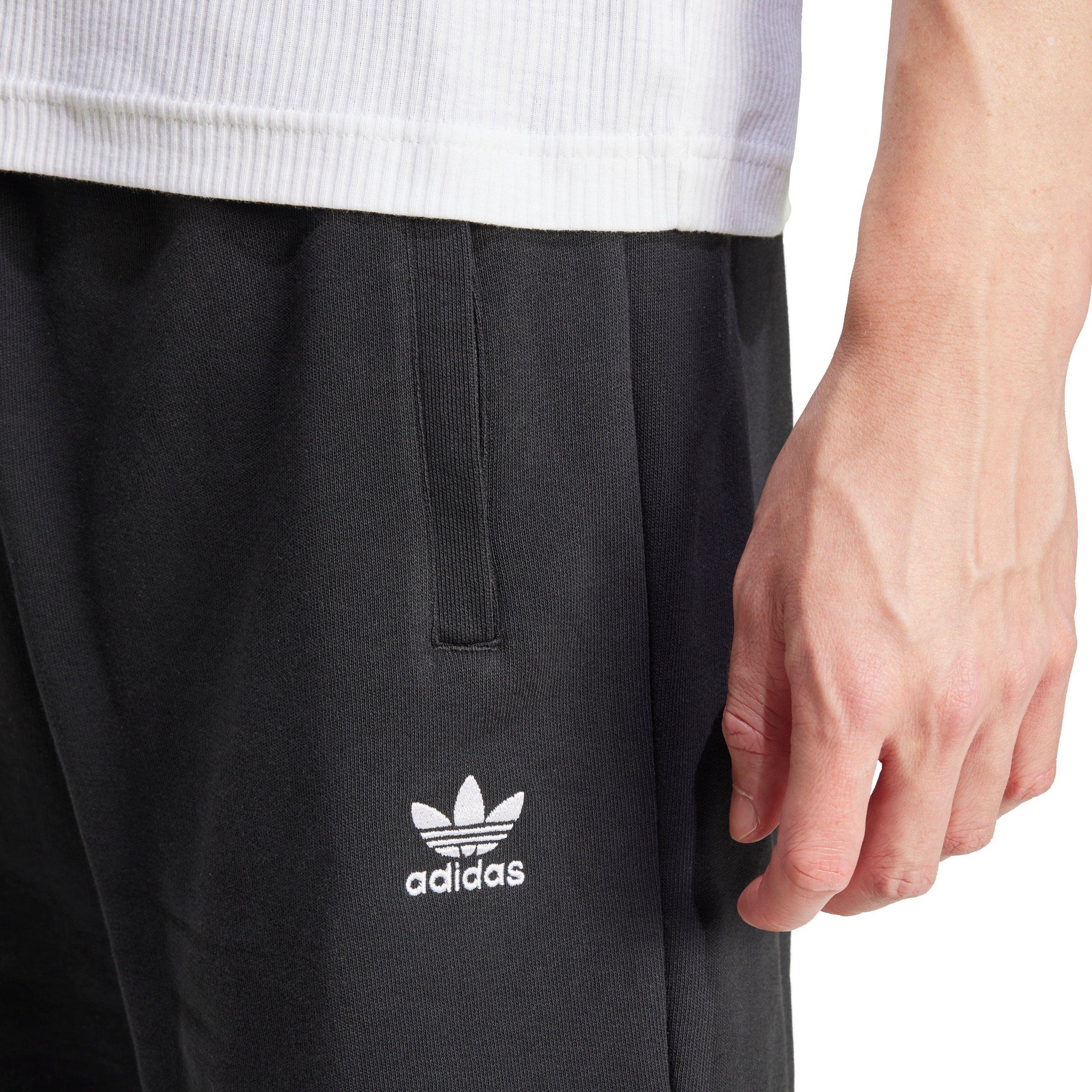 adidas Originals Men's Essentials Trefoil Shorts - Black - BLACK Thumbnail View 3