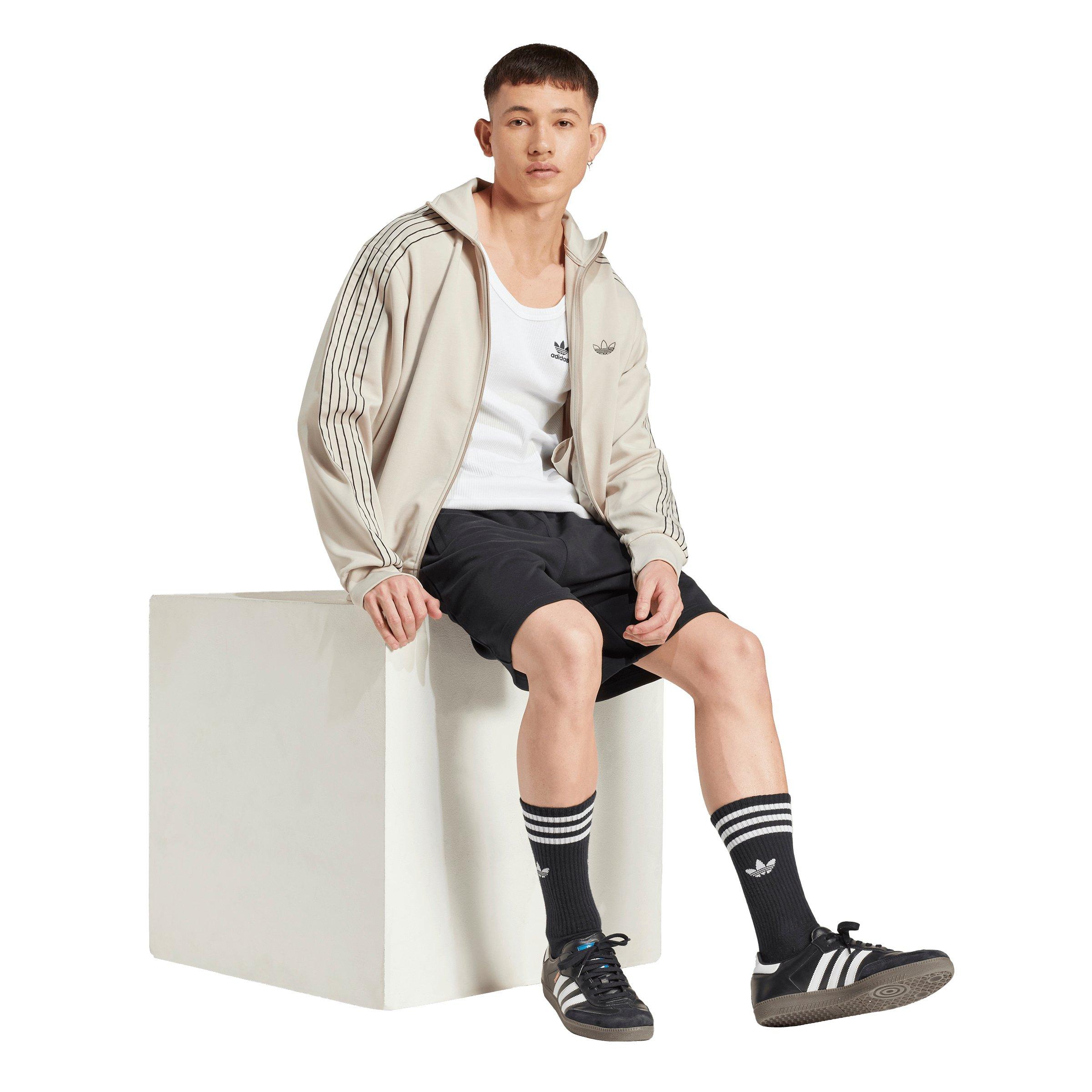 adidas Originals Men's Essentials Trefoil Shorts - Black - BLACK Thumbnail View 5