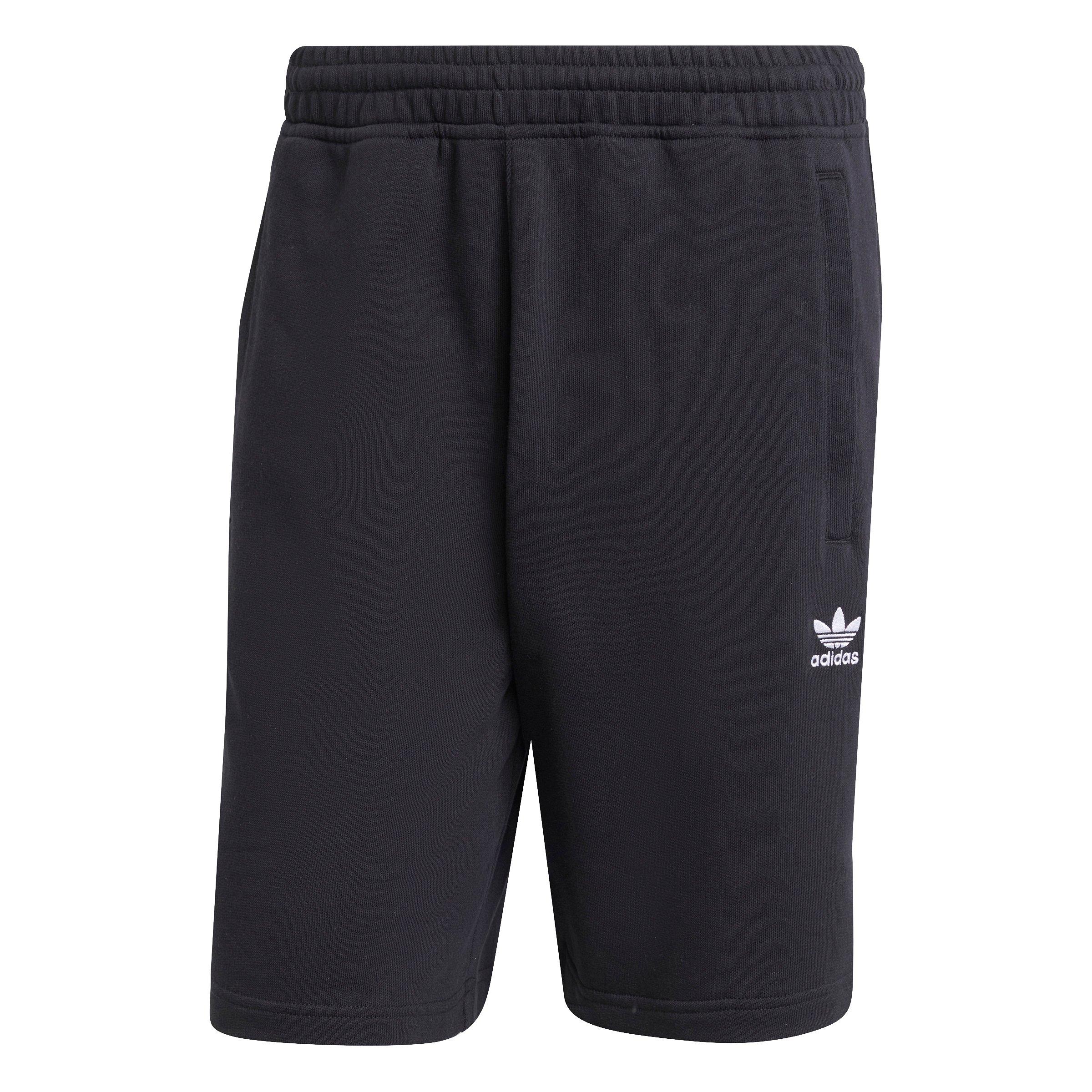 adidas Originals Men's Essentials Trefoil Shorts - Black - BLACK Thumbnail View 6