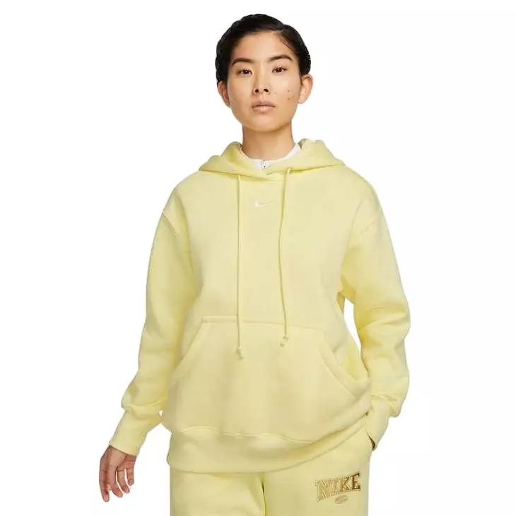 Nike Women's Sportswear Phoenix Fleece Oversized Pullover Hoodie-Olive -  Hibbett